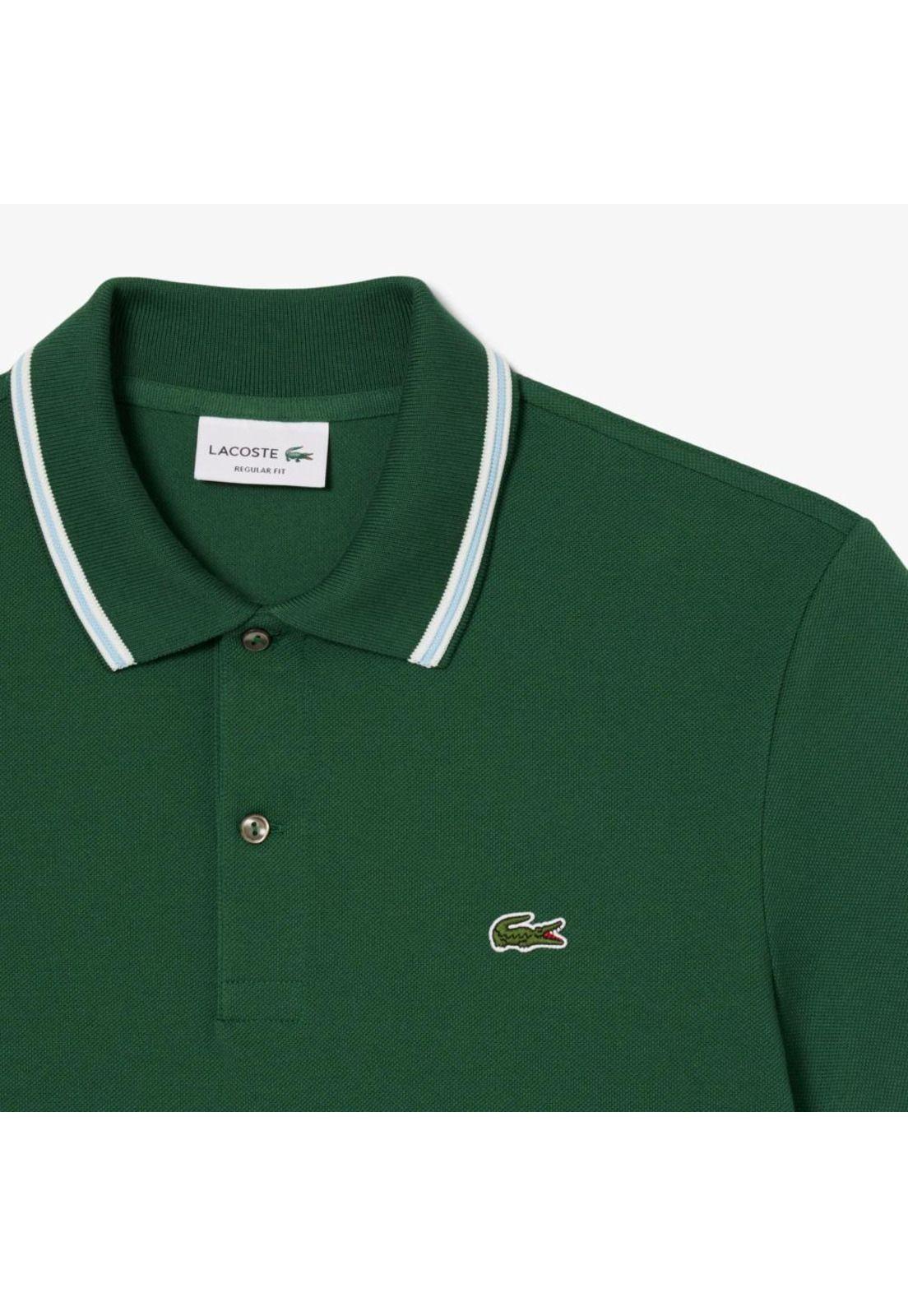 Polera Polo Manga Corta Hombre Lacoste PH9875 Negro-4