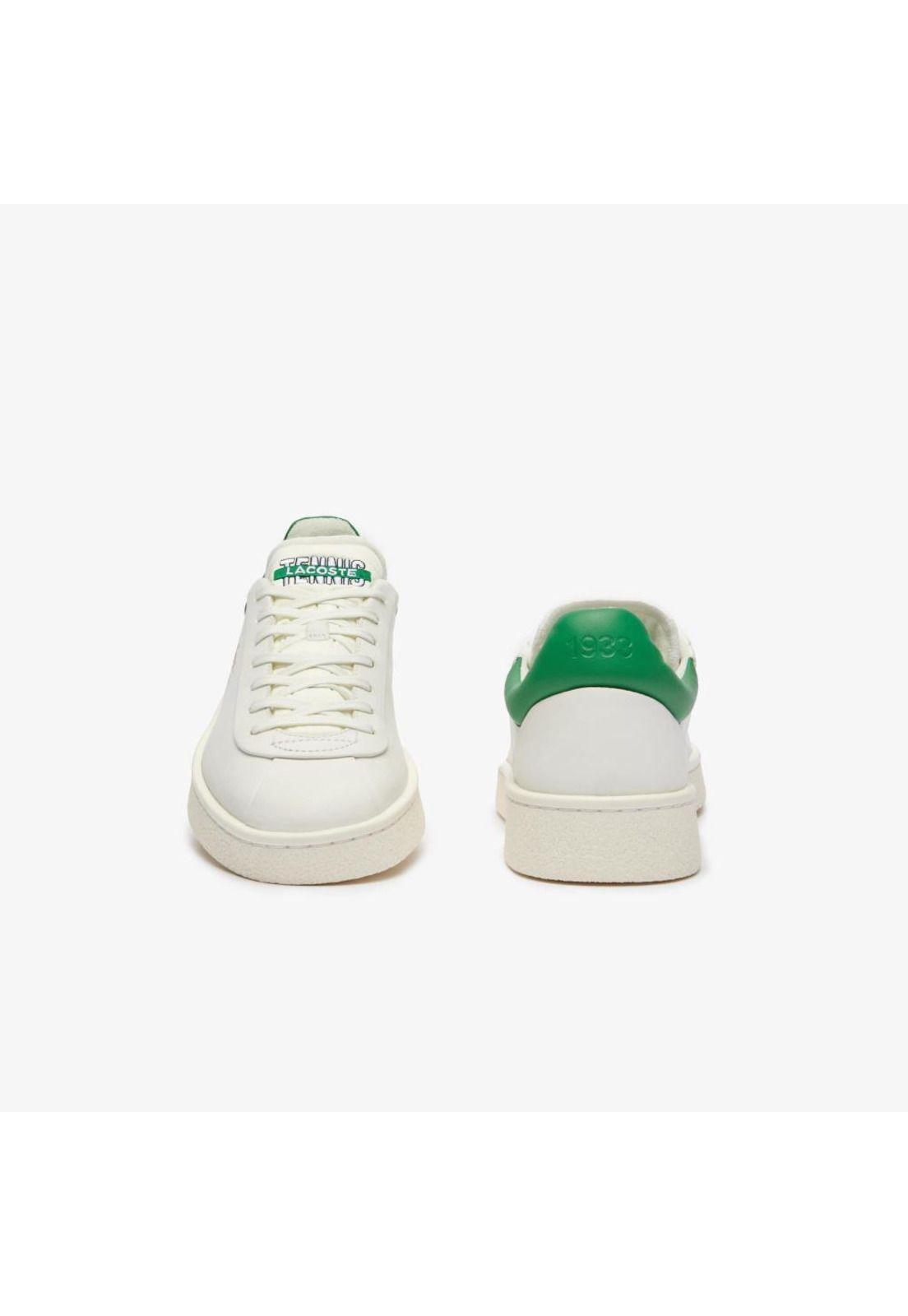 Zapatilla Urbana Lacoste Baseshot premium   Hombre Blanco-4