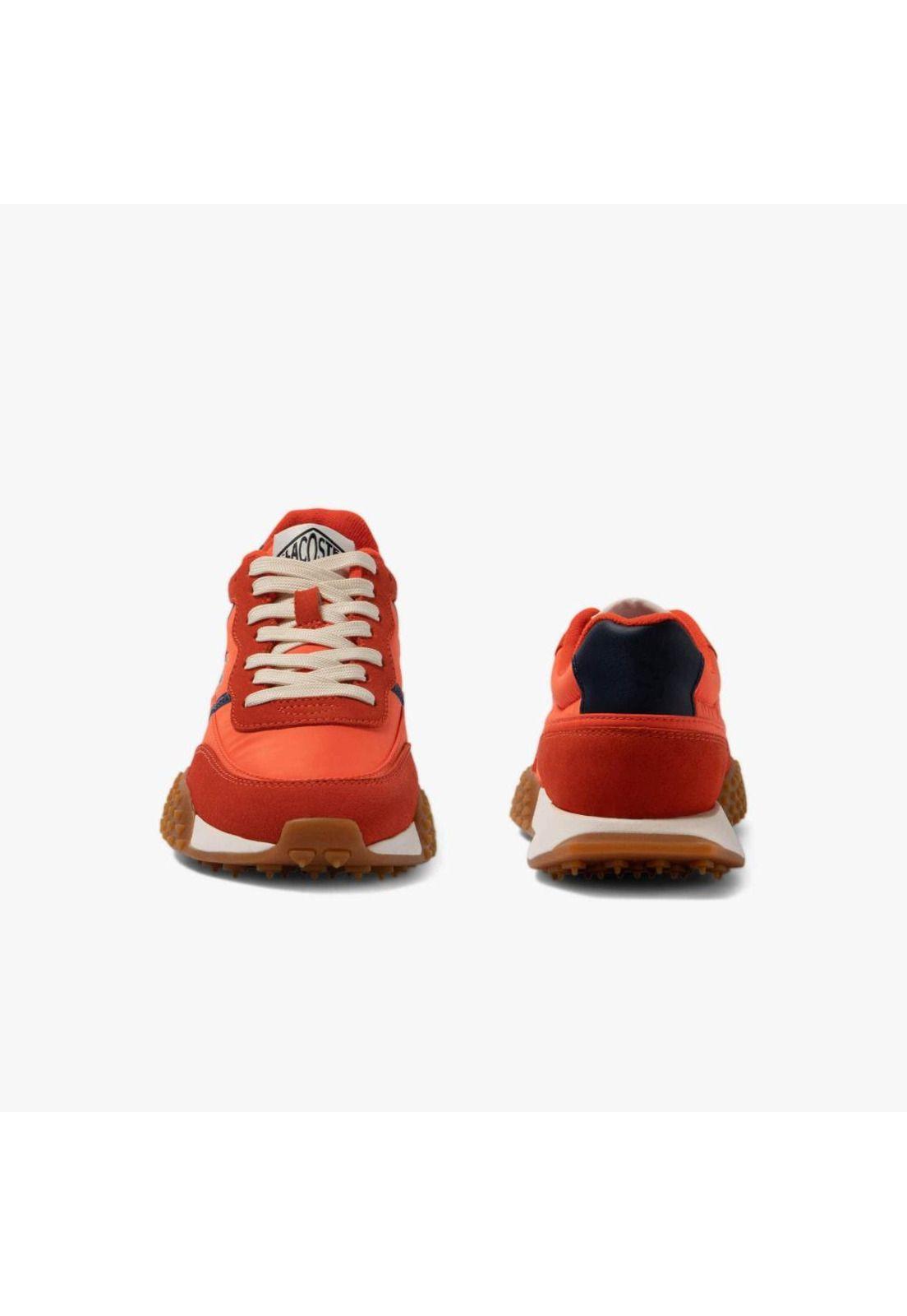 Zapatilla Lacoste Lspin Deluxe 3.0 Mujer Naranja-4