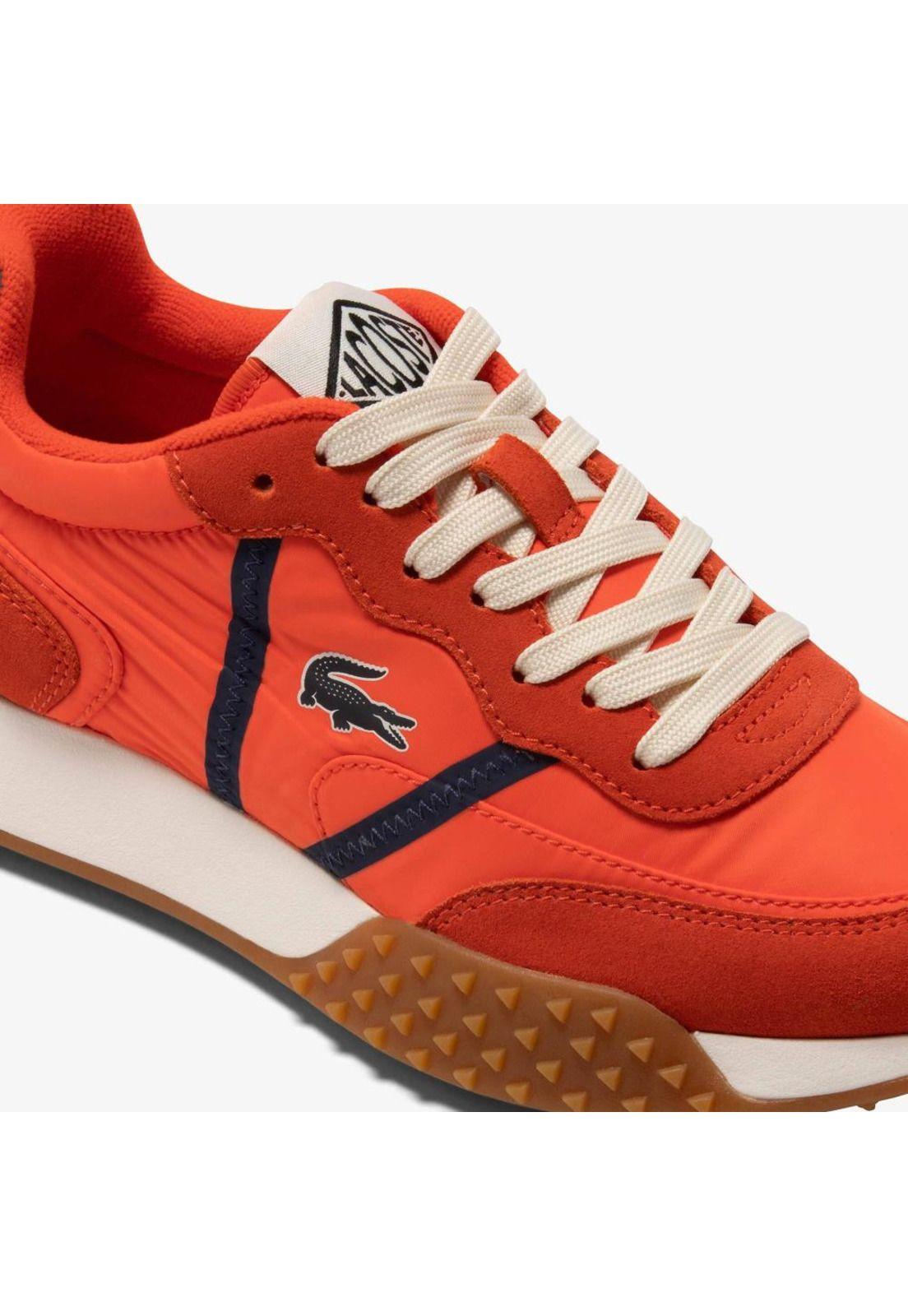 Zapatilla Lacoste Lspin Deluxe 3.0 Mujer Naranja-5