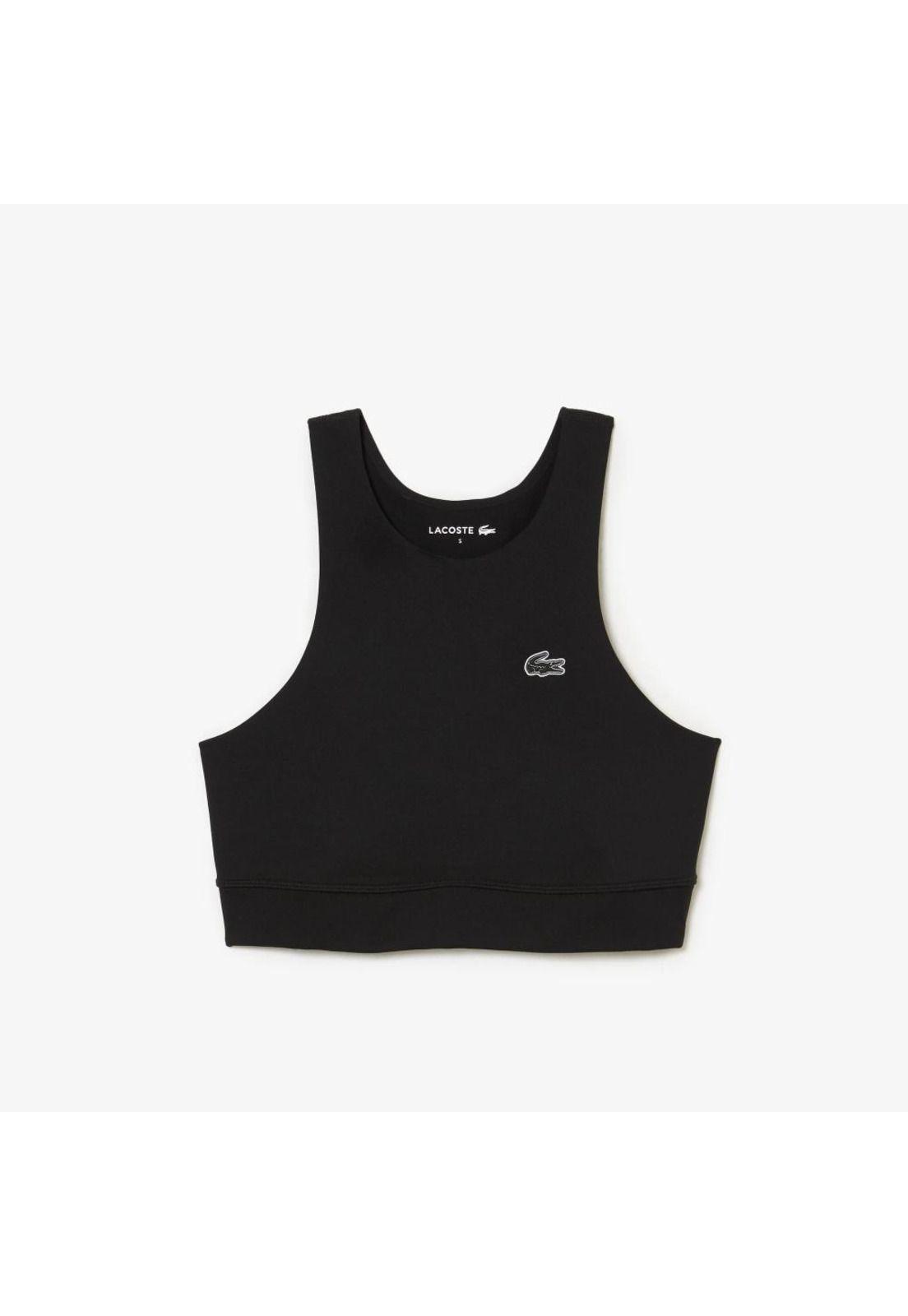 Top Lacoste IF596 Mujer Negro-0