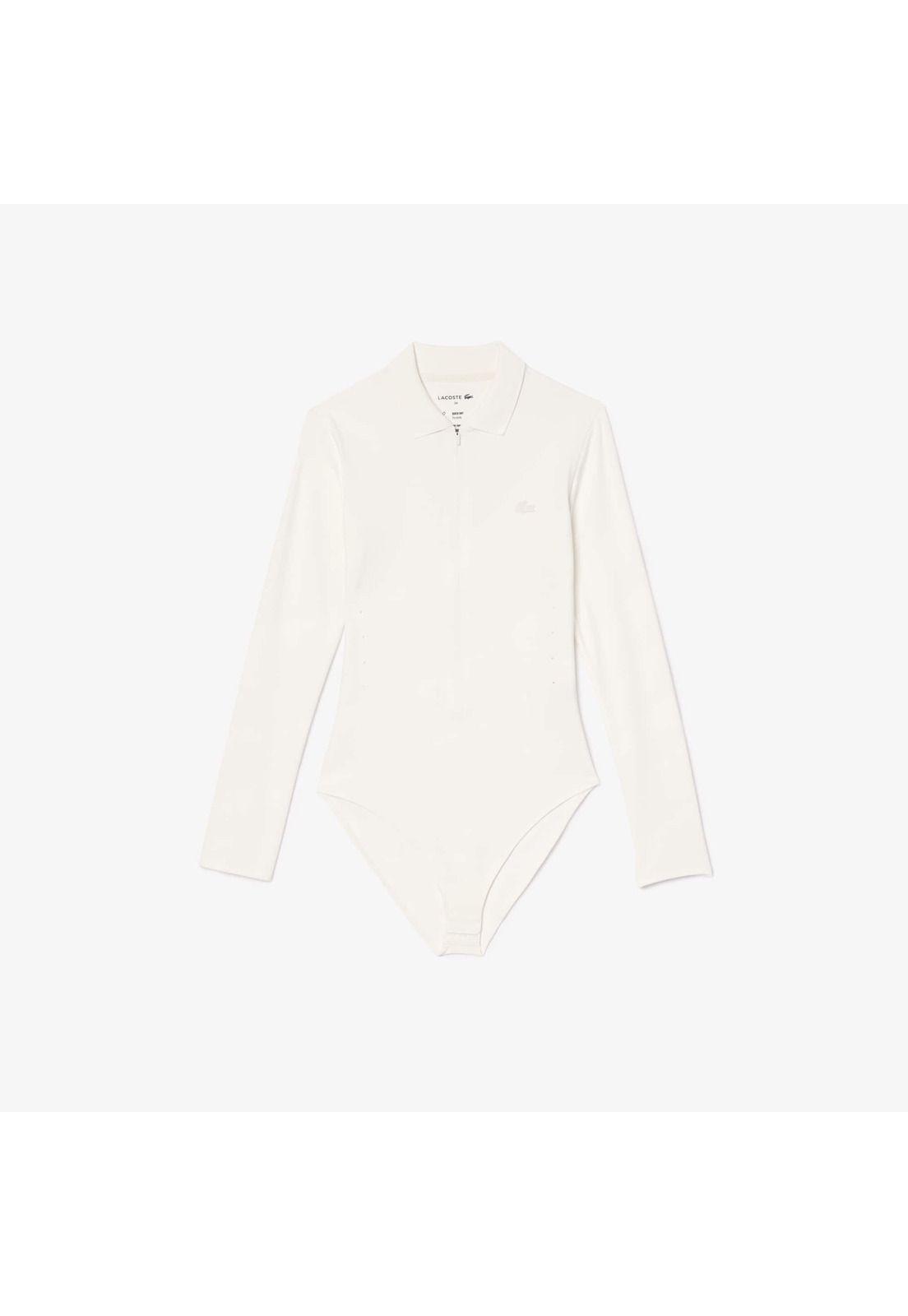 Polera Polo Lacoste DF7002 Mujer Blanco-3