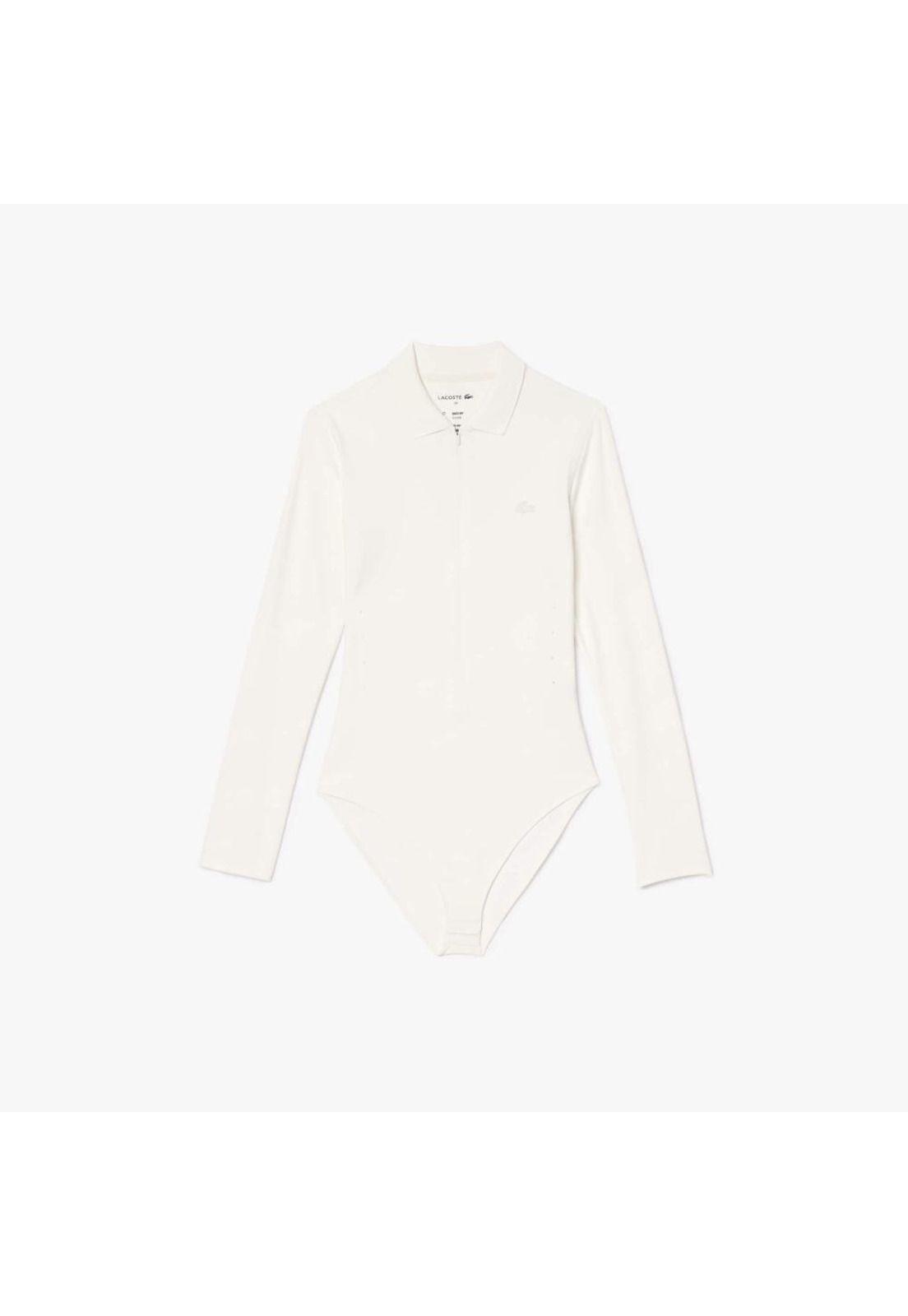 Polera Polo Lacoste DF7002 Mujer Blanco-2