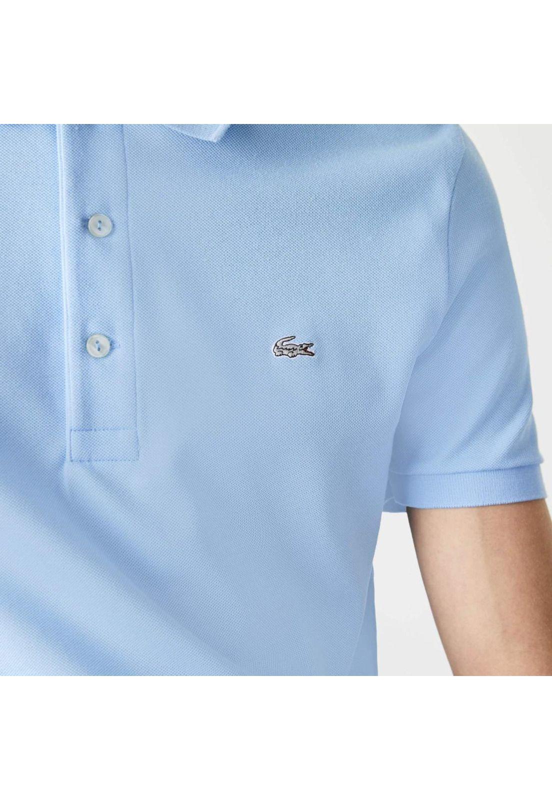 Polera Polo Lacoste PH4014 Hombre Celeste-4