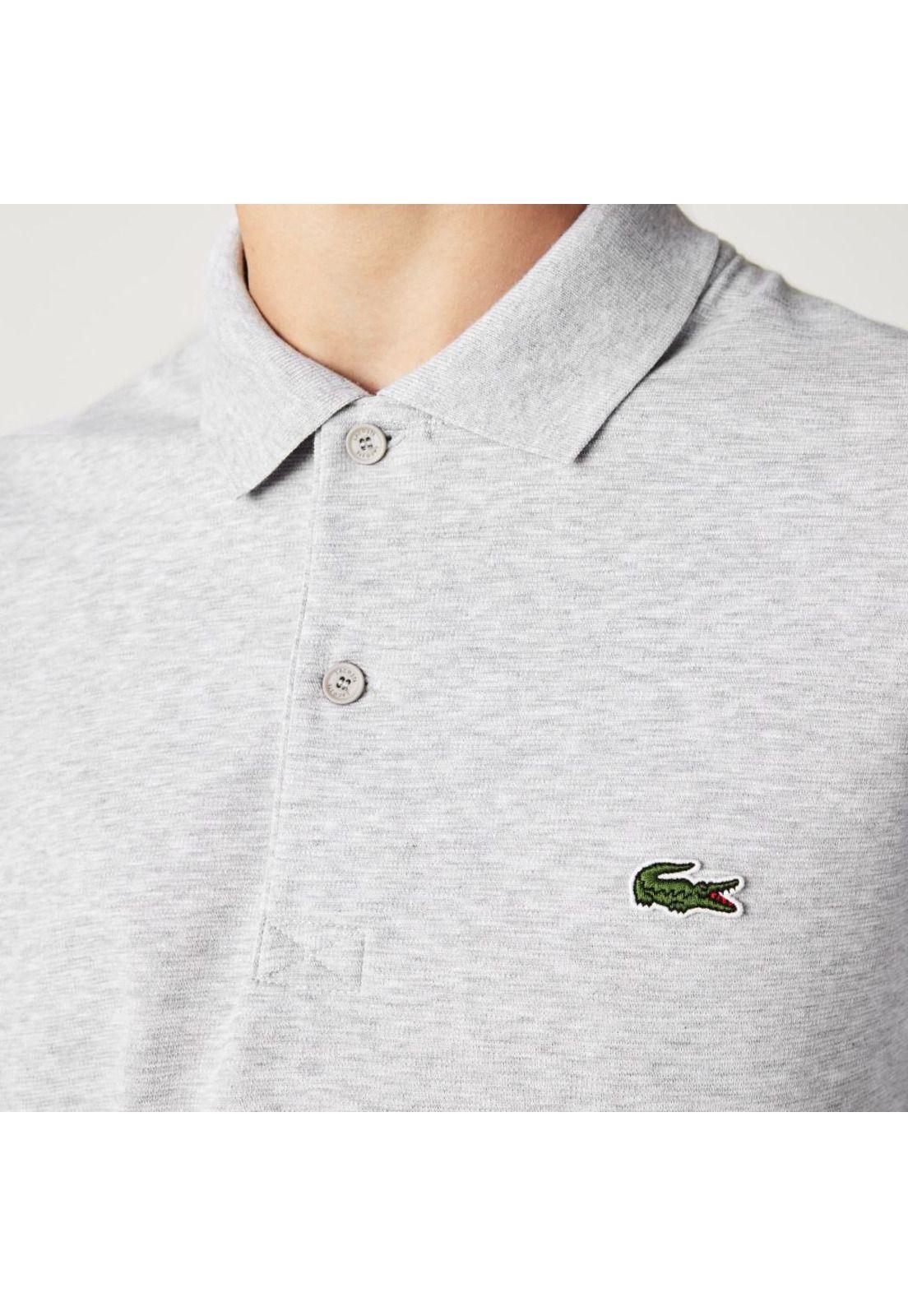Polera Polo Lacoste DH0783 Hombre Gris-4