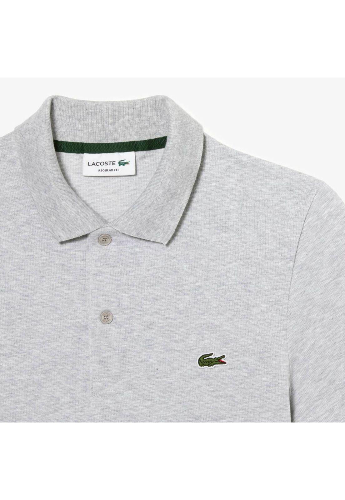 Polera Polo Lacoste DH0783 Hombre Gris-5