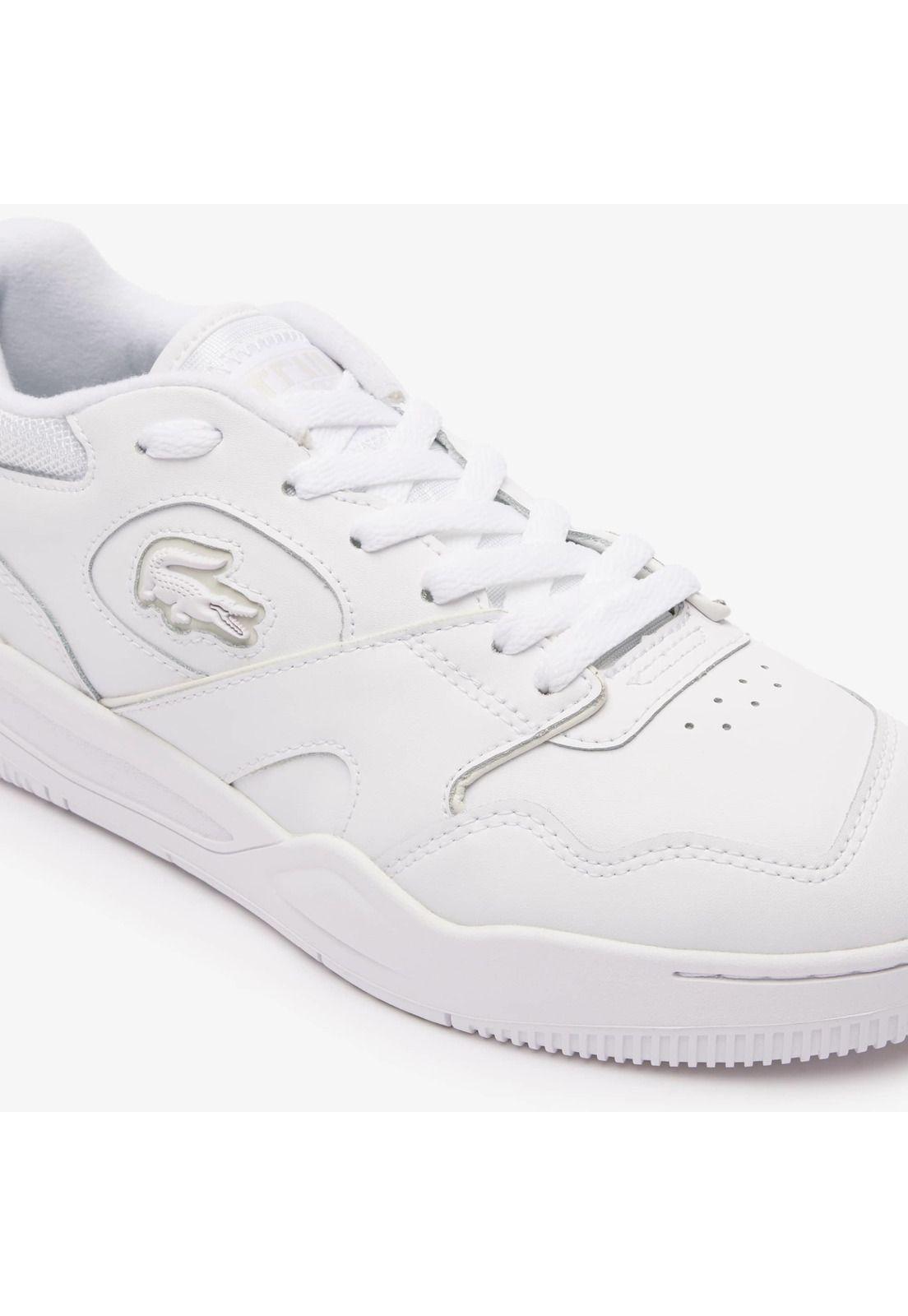Zapatilla Lacoste Lineshot Premium Hombre Blanco-5