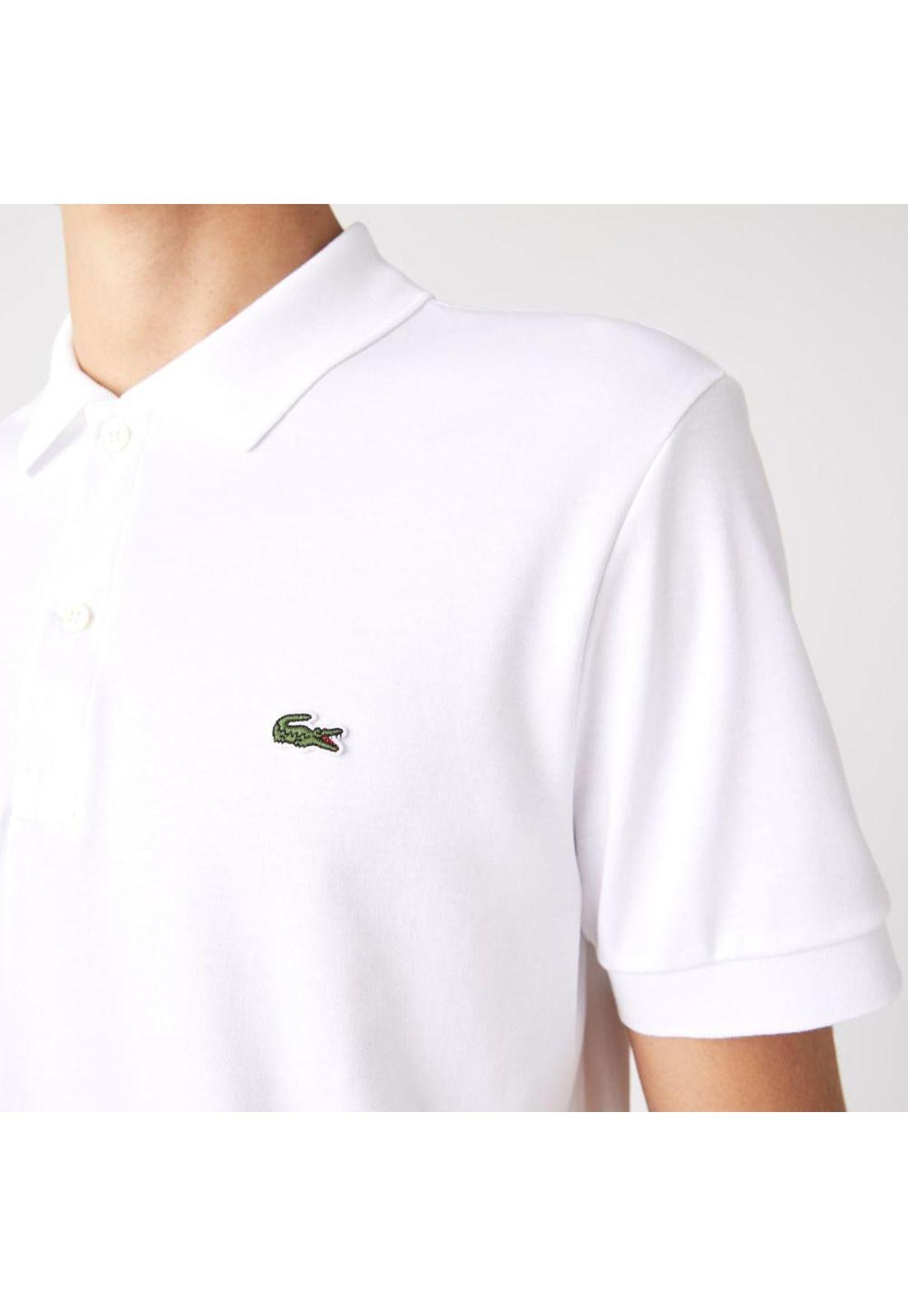 Polera Polo Lacoste DH2050 Hombre Blanco-3