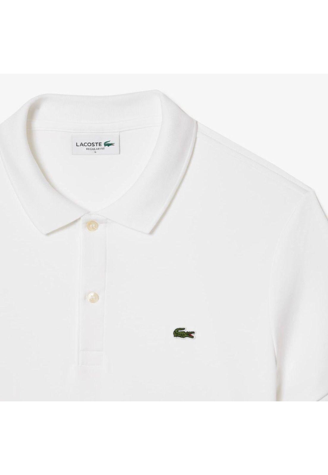 Polera Polo Lacoste DH2050 Hombre Blanco-4