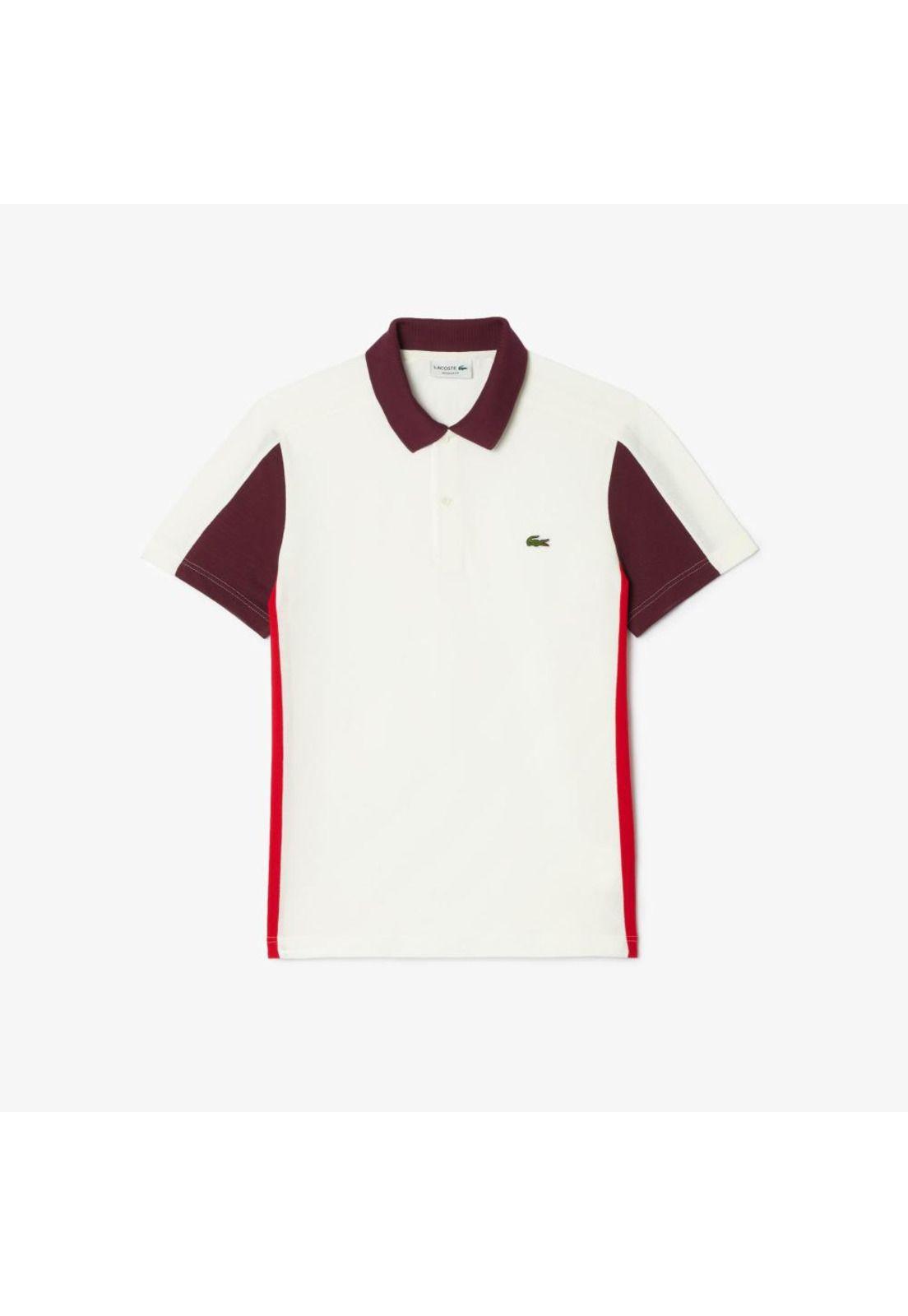 Polera Polo Manga Corta Hombre Lacoste PH1302 Blanco-2