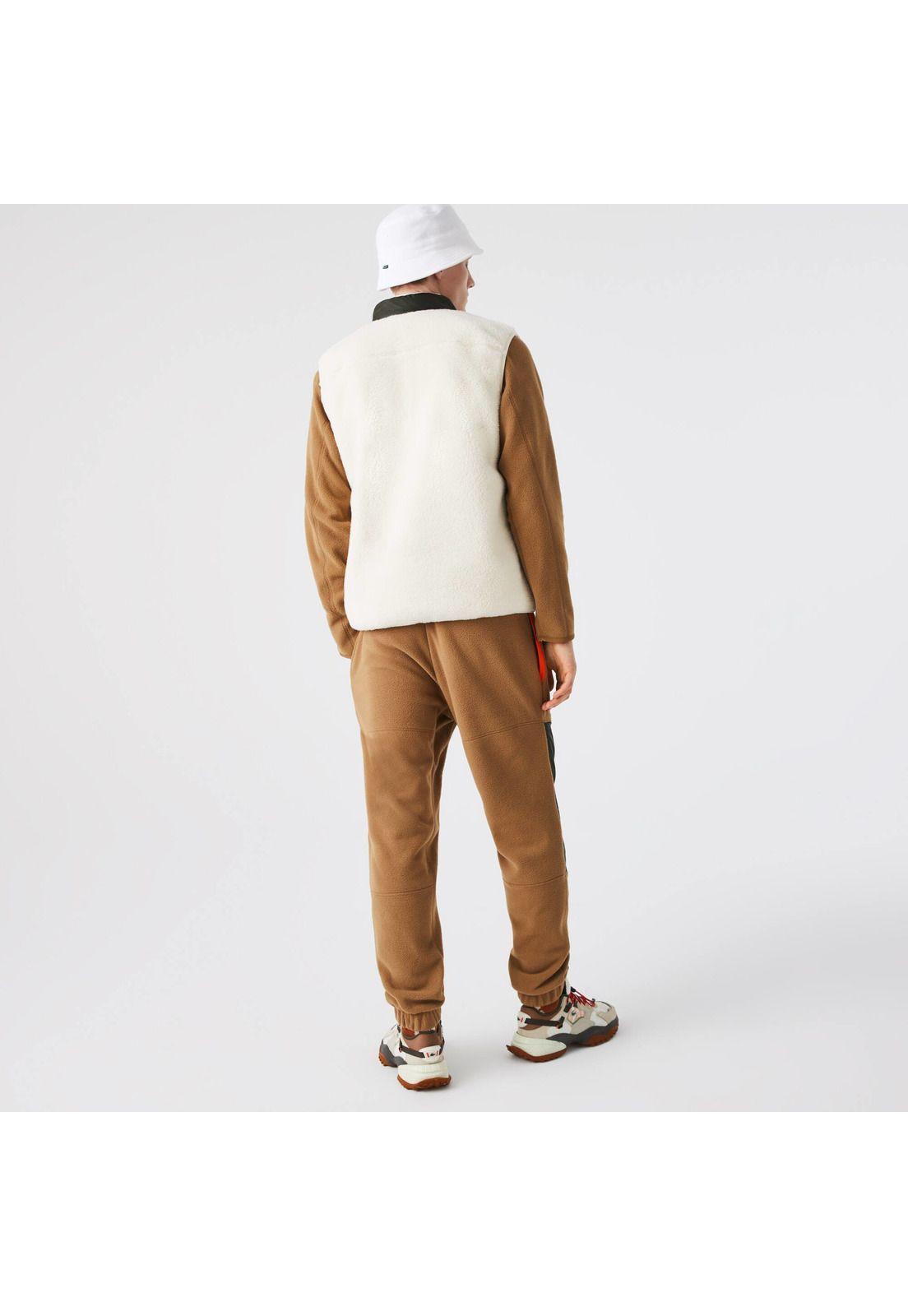 Pantalón Buzo Lacoste Xh0227 Hombre Cafe-2