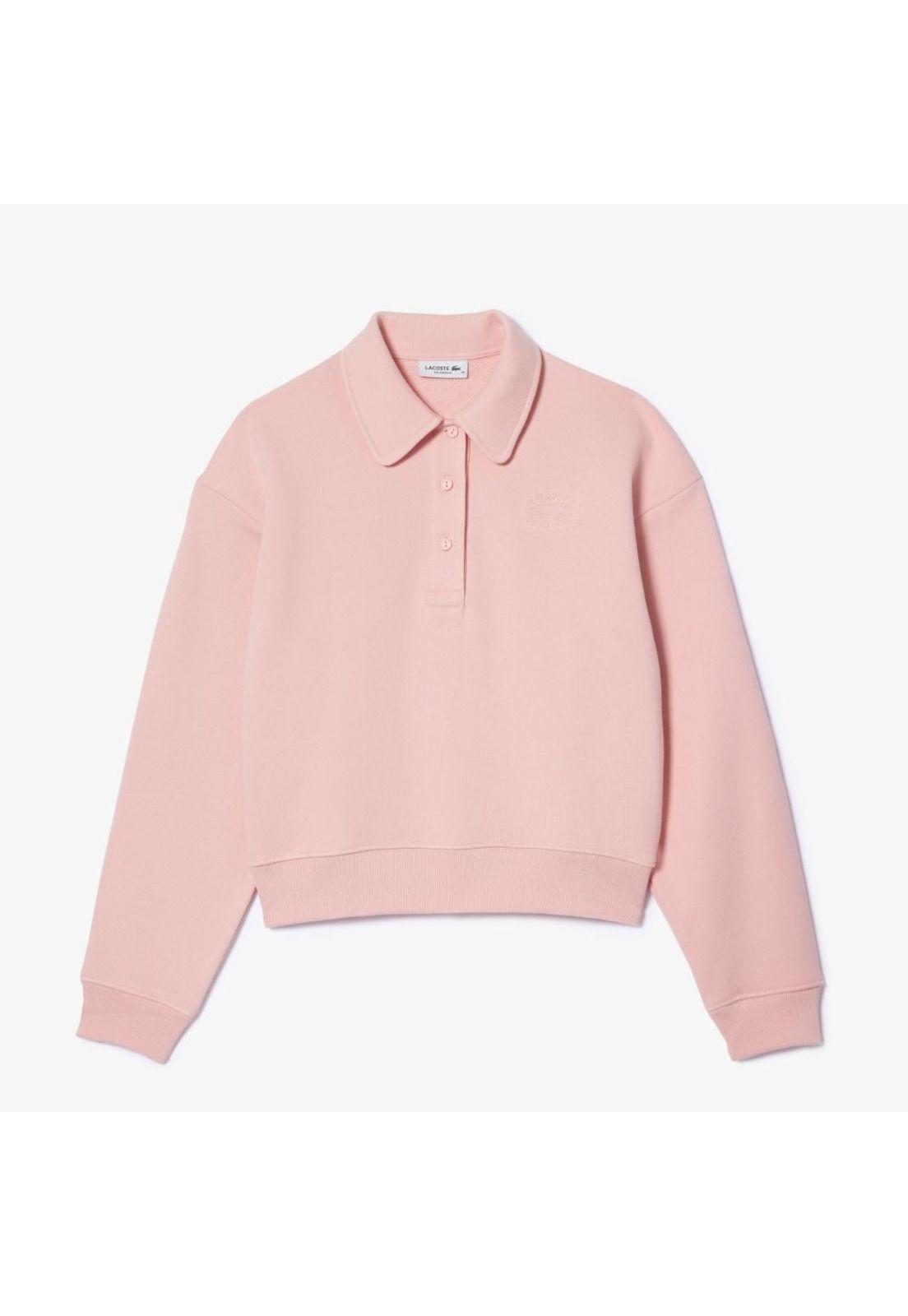 Polerón Lacoste SF3469 Mujer Rosa-1