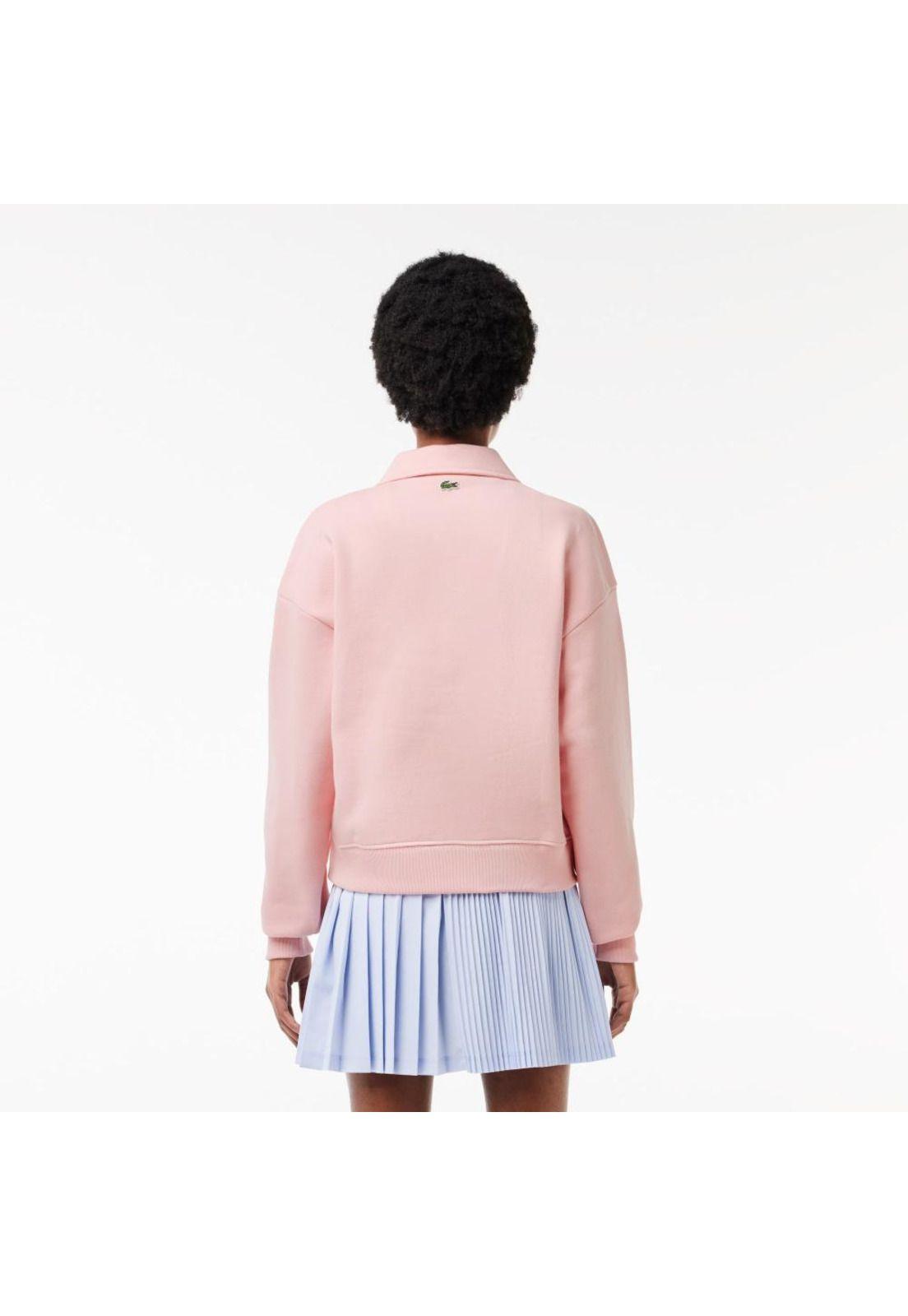 Polerón Lacoste SF3469 Mujer Rosa-2