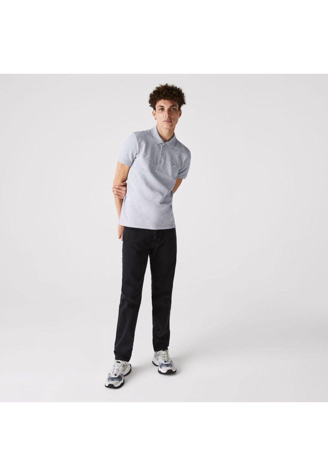 Polera Polo Lacoste PH4014 Hombre Gris-1
