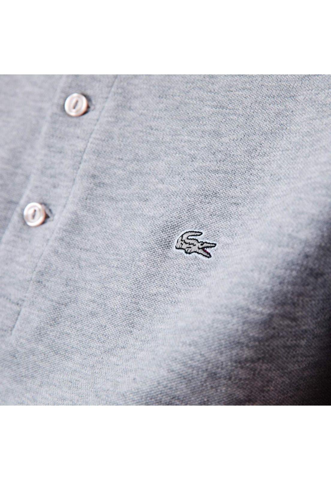 Polera Polo Lacoste PH4014 Hombre Gris-4