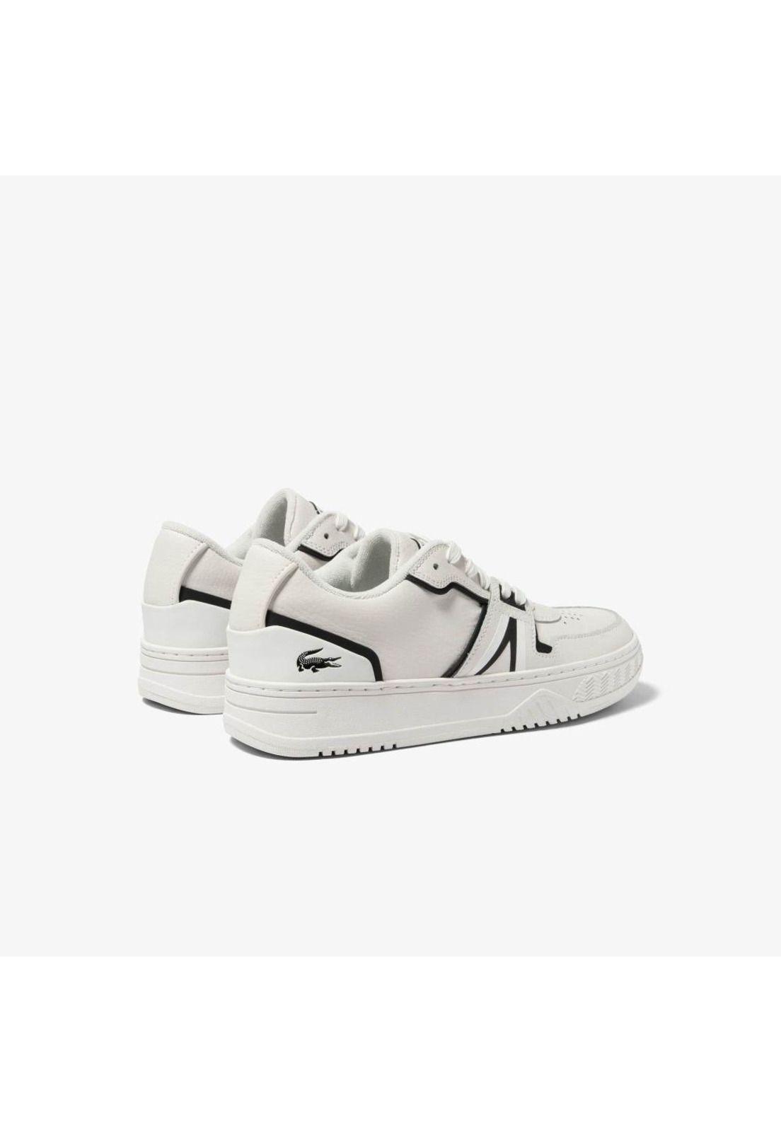 Zapatilla Lacoste L001 Cuero Mujer Blanco-2