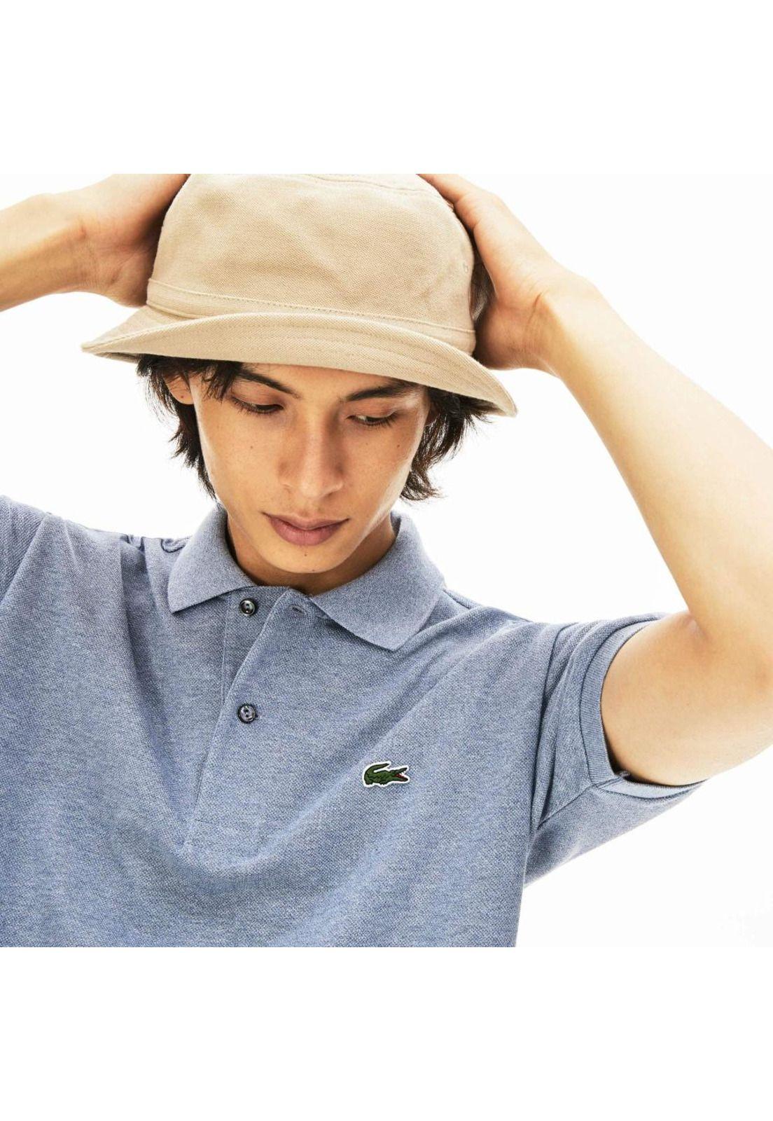 Polera Polo Lacoste L1264 Hombre Gris-0