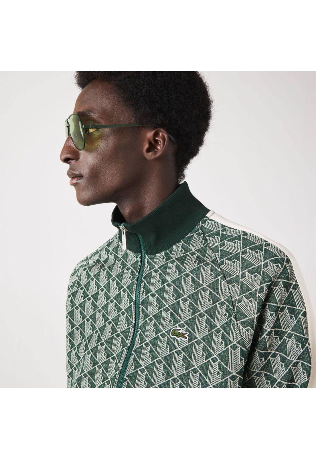 Polerón Lacoste SH0072 Hombre Verde-3