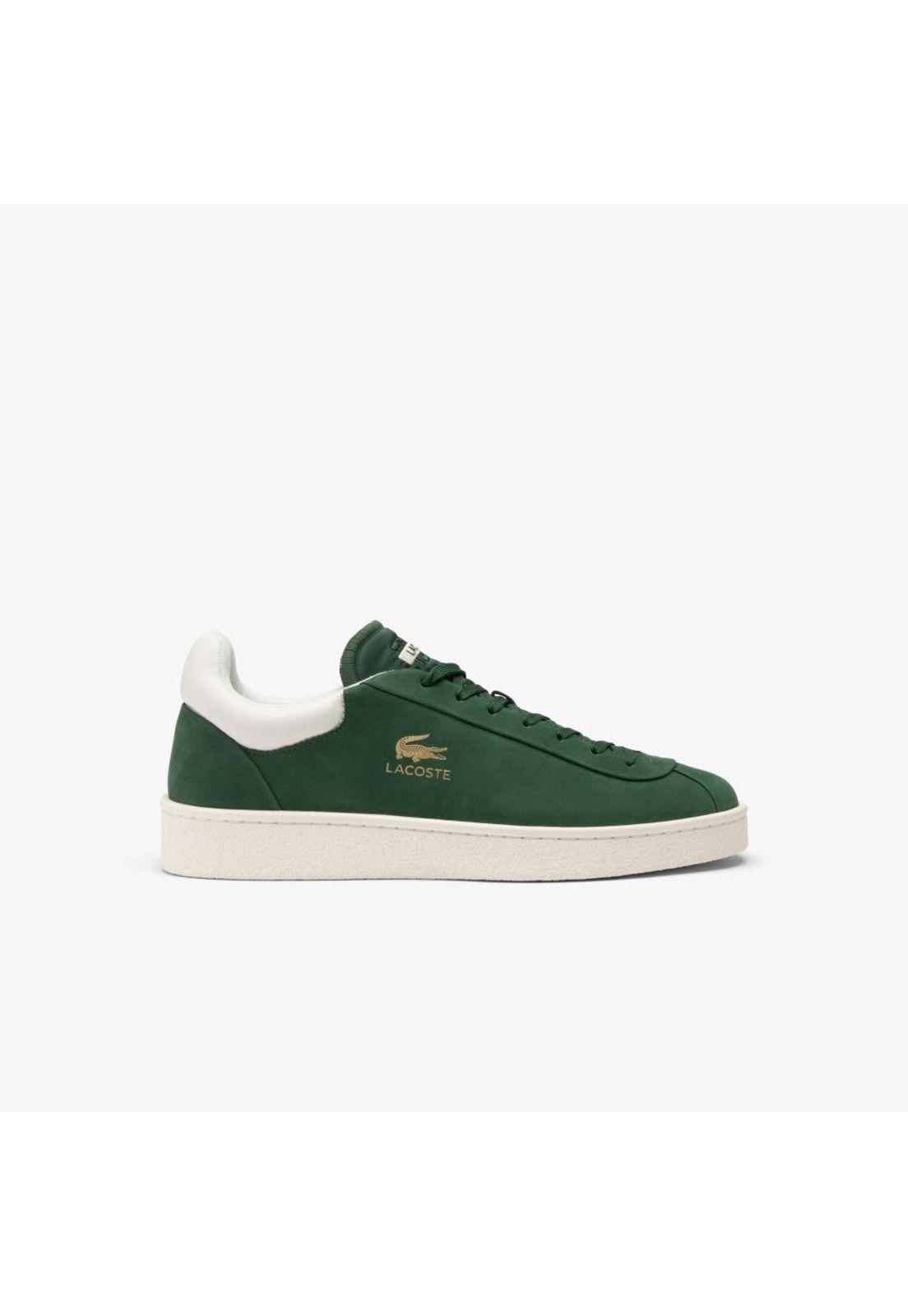 Zapatilla Urbana Lacoste Baseshot premium   Hombre Verde-0