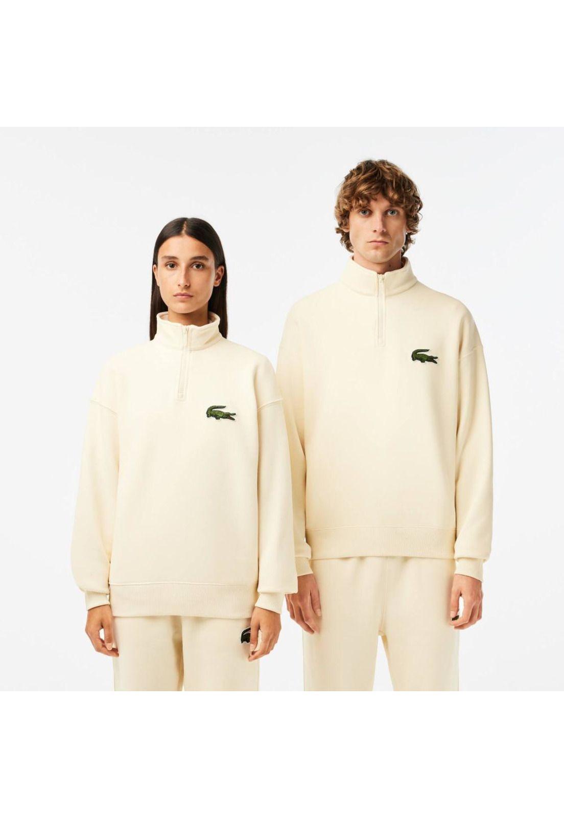 Polerón Lacoste SH0069 Hombre Blanco-0