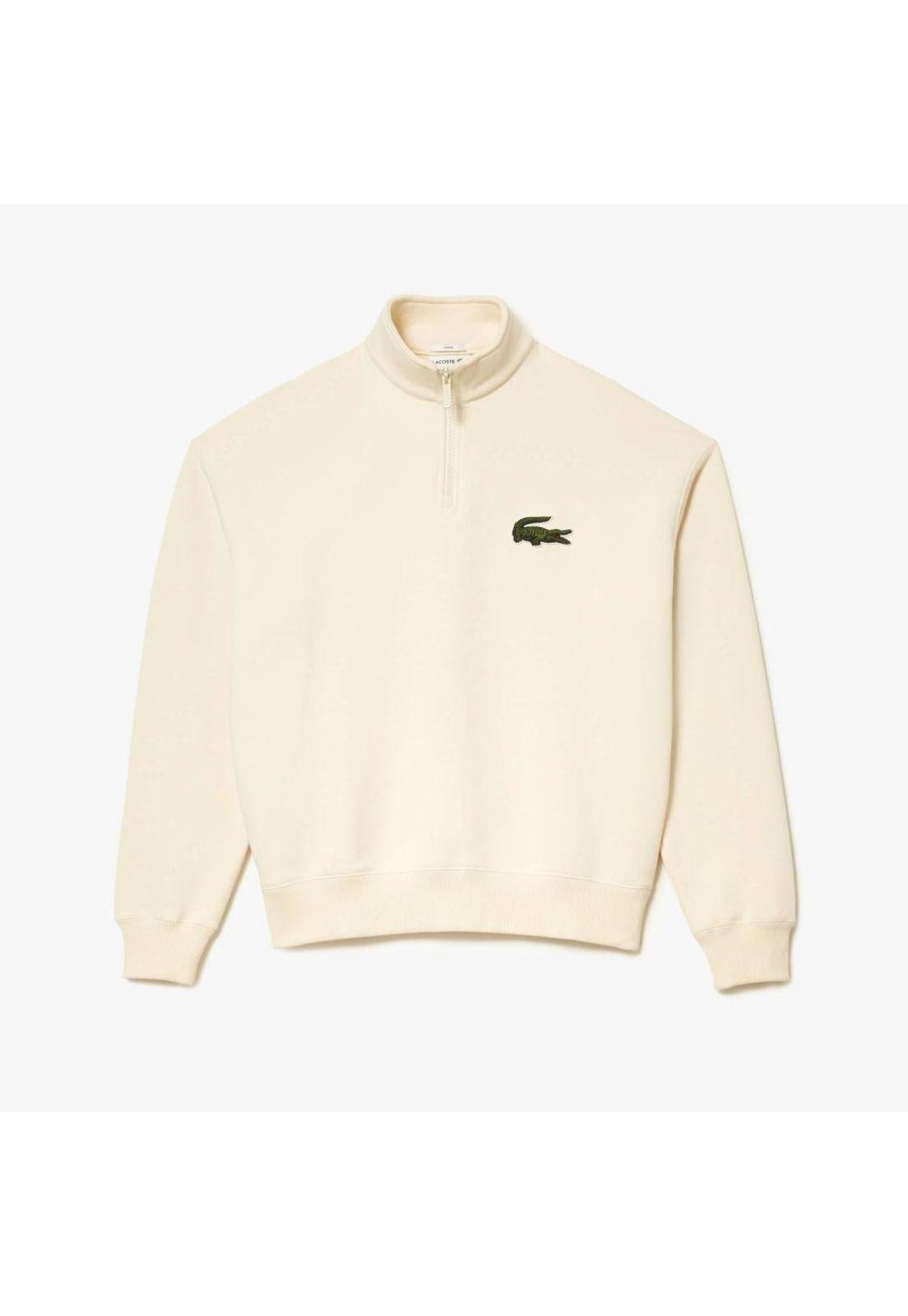 Polerón Lacoste SH0069 Hombre Blanco-1