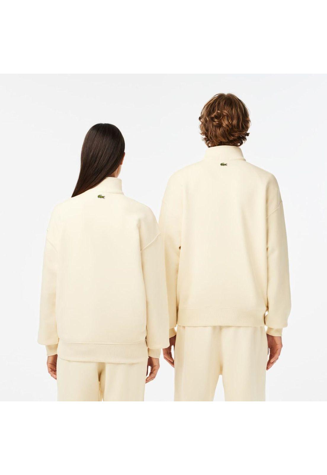 Polerón Lacoste SH0069 Hombre Blanco-2