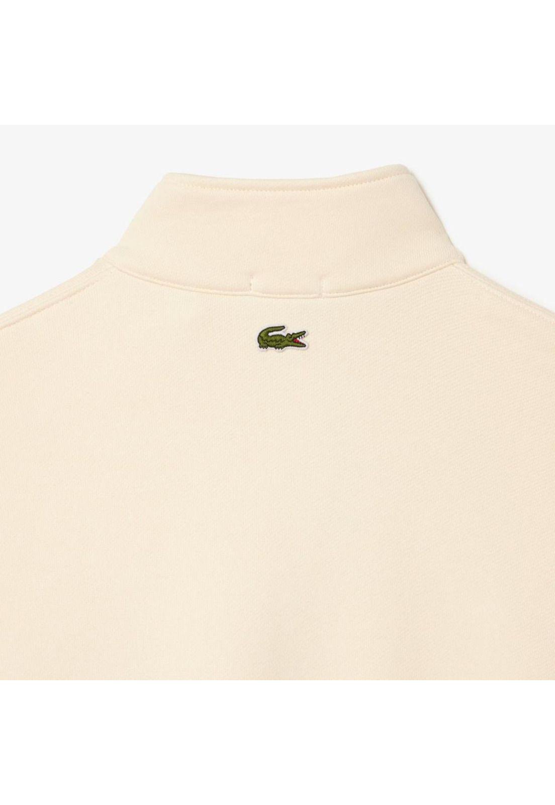Polerón Lacoste SH0069 Hombre Blanco-3