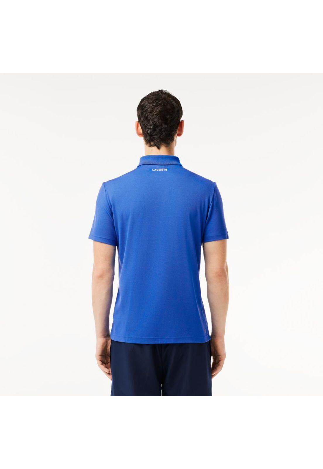 Polera Polo Lacoste DH7330 Hombre Azul-1