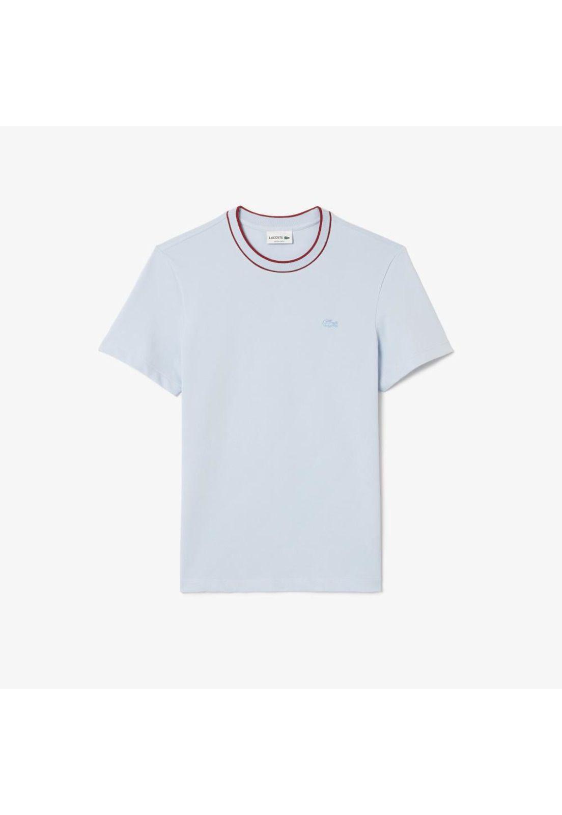 Polera  Lacoste TH8174 Hombre Celeste-1