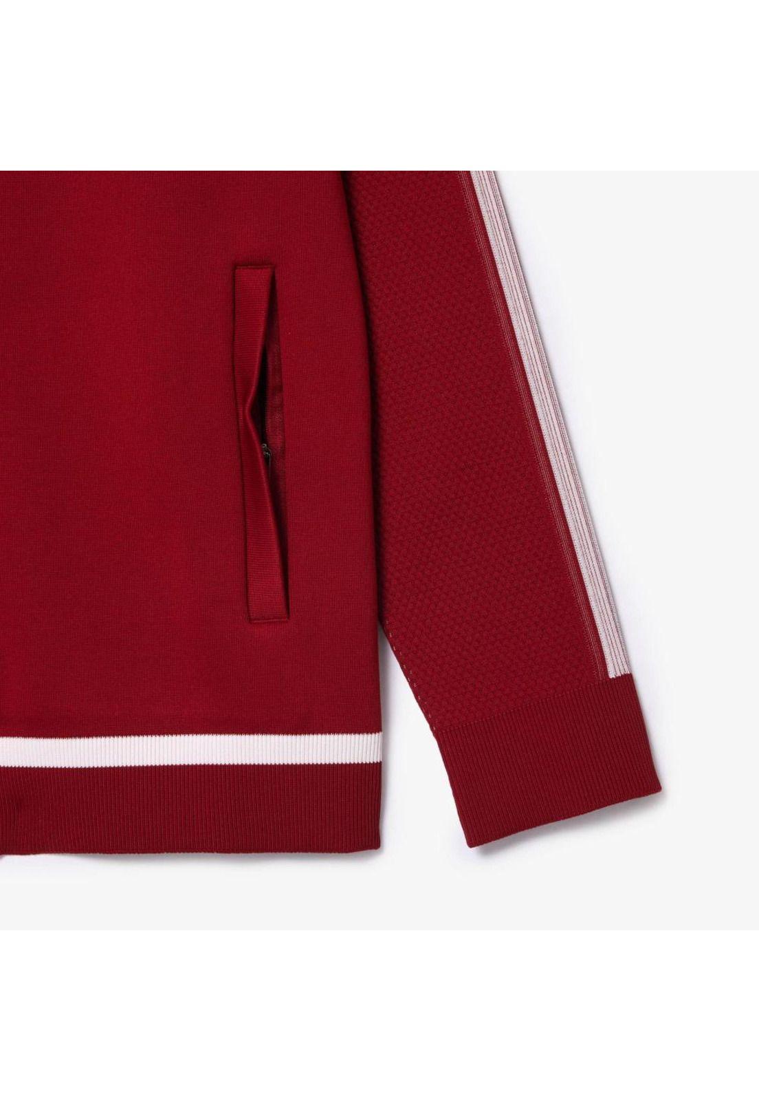 Poleron Lacoste SH7541 Hombre Rojo-3