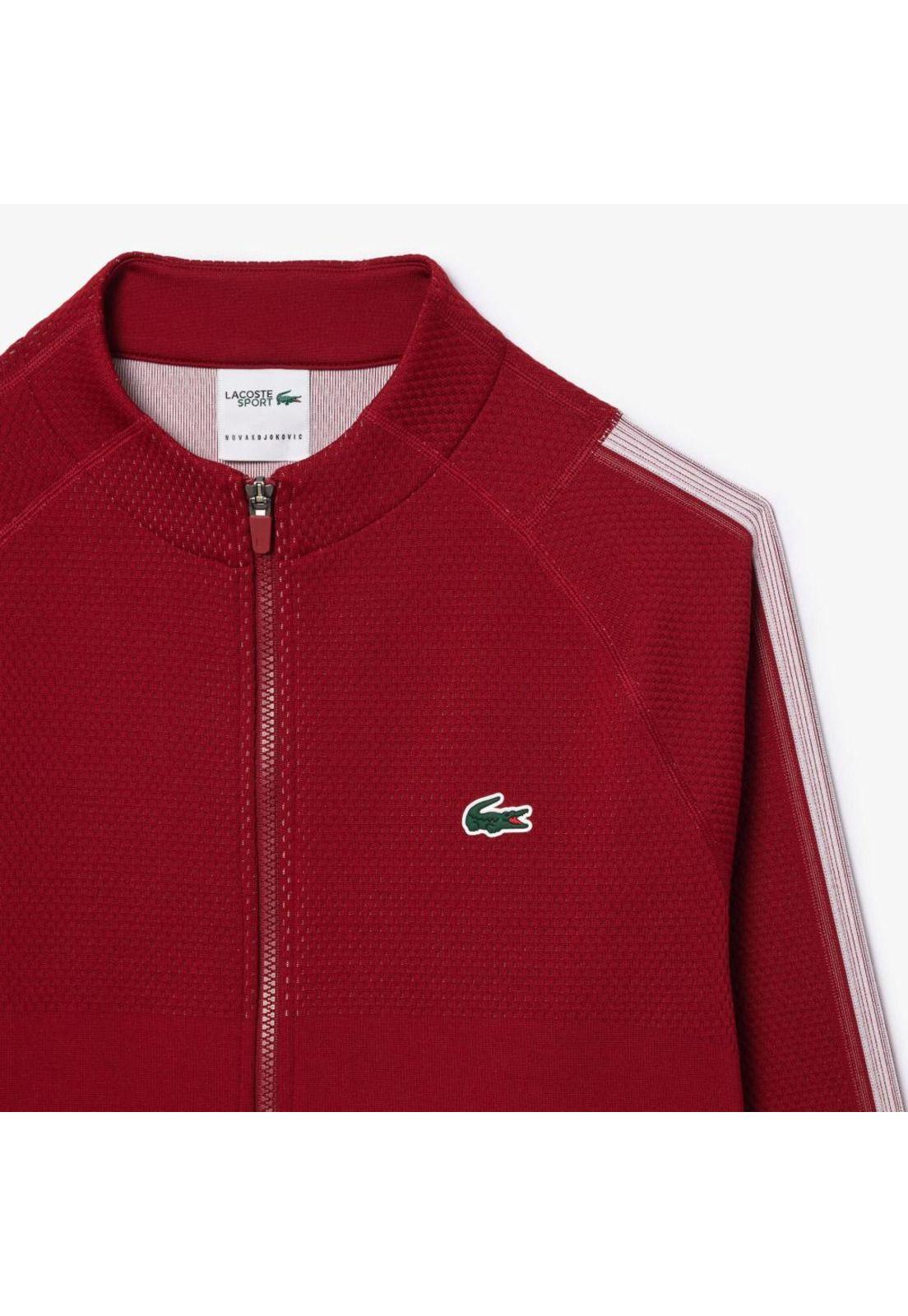 Poleron Lacoste SH7541 Hombre Rojo-4