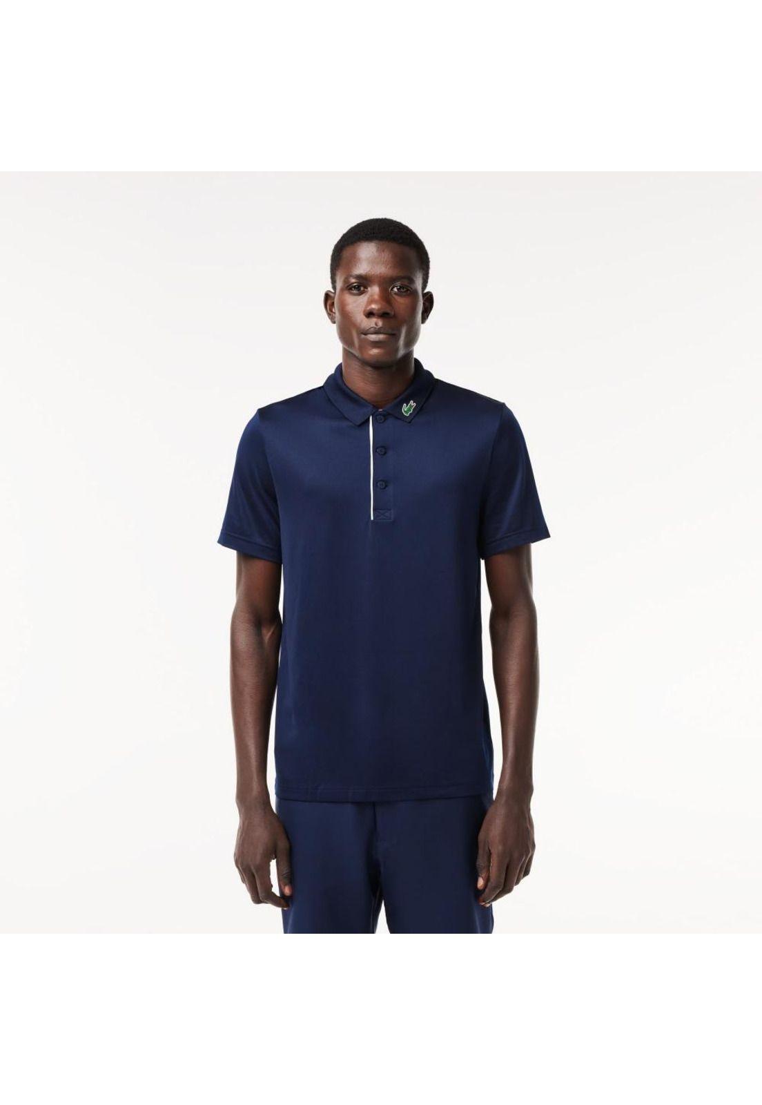 Polera Polo Lacoste DH3982 Hombre Azul-0