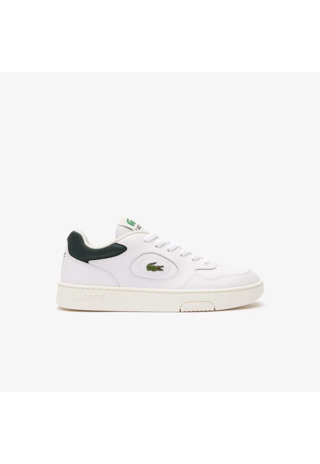 Zapatilla Lacoste Lineset Cuero Mujer Blanco-0