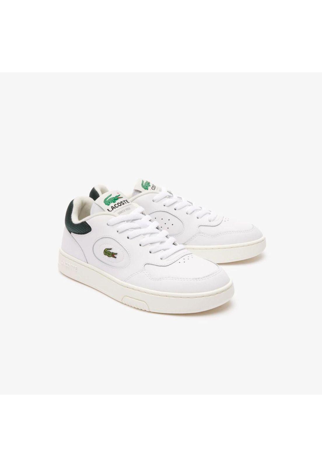 Zapatilla Lacoste Lineset Cuero Mujer Blanco-1