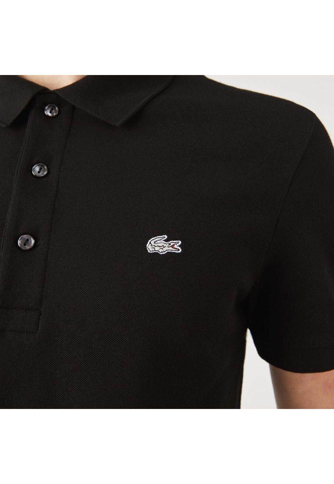 Polera Polo Lacoste PH4014 Hombre Negro-4