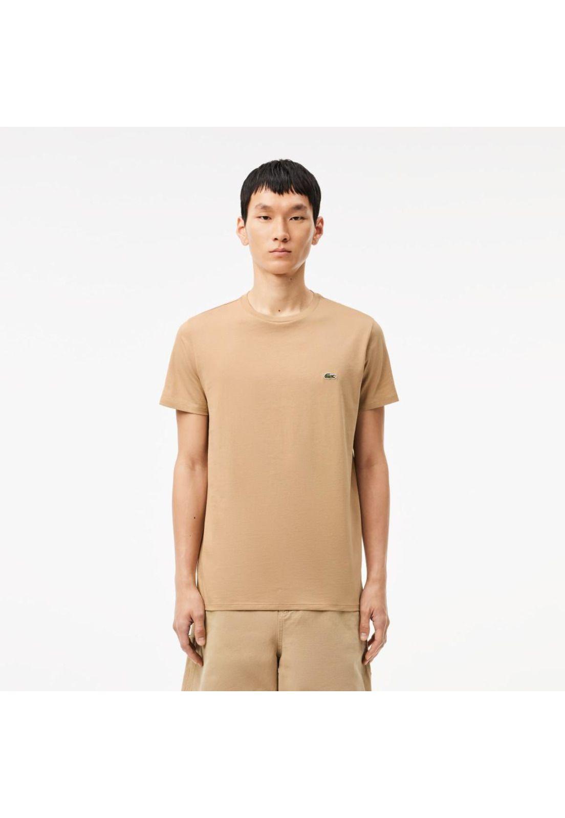 Polera Hombre Lacoste TH6709 Beige-0