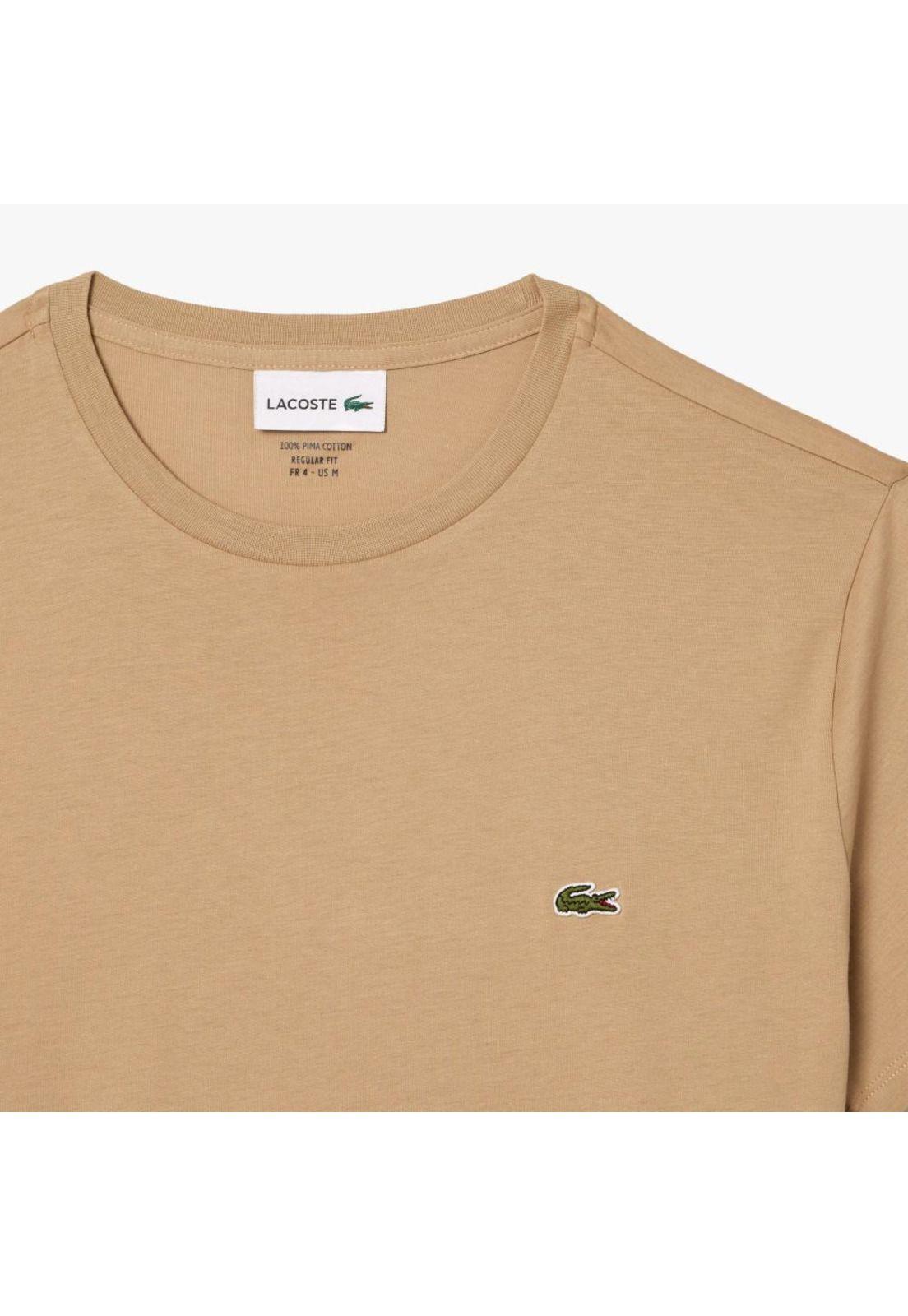 Polera Hombre Lacoste TH6709 Beige-3