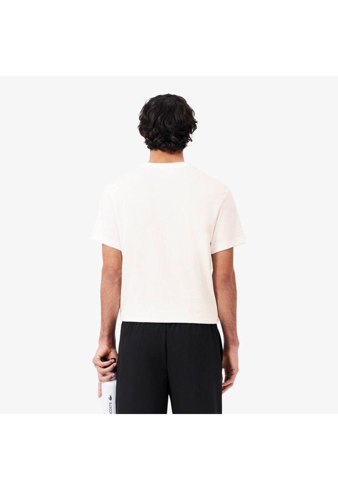 Polera Manga Corta Hombre Lacoste TH2042 Negro-1