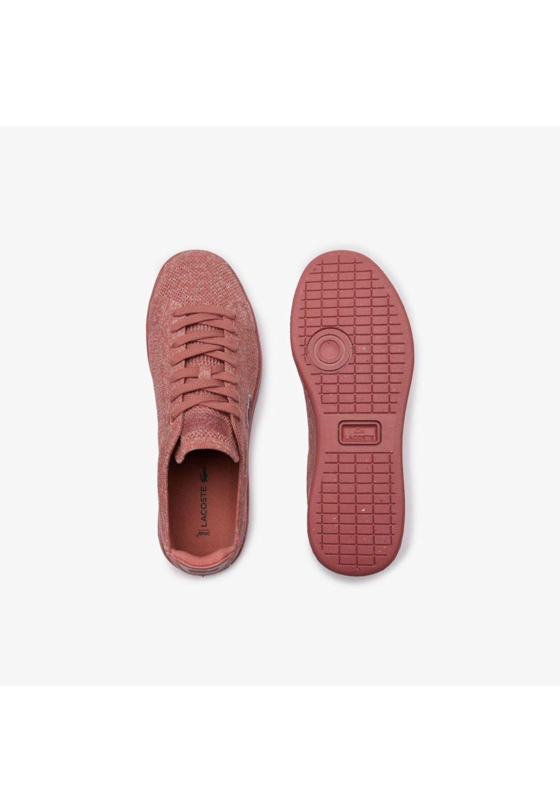 Zapatilla Lacoste Carnaby Piquée  Mujer Rosado-3
