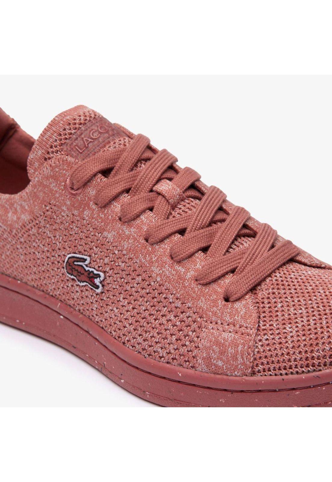 Zapatilla Lacoste Carnaby Piquée  Mujer Rosado-5