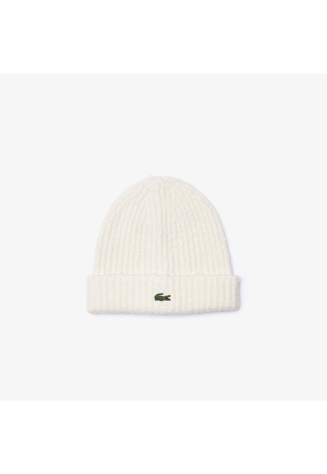 Gorro Lacoste RB105 Mujer Blanco-0