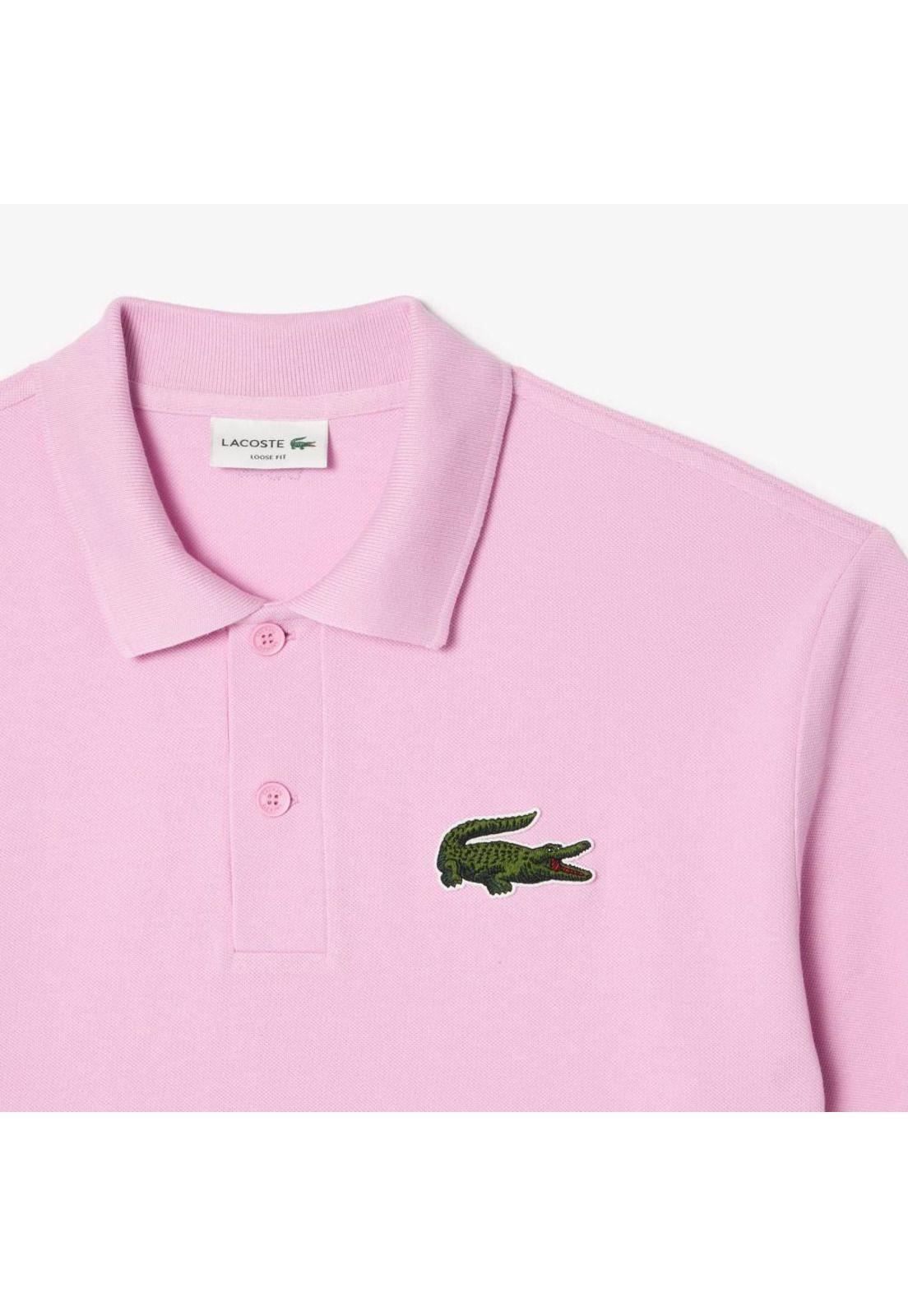 Polera Polo Manga Corta Hombre Lacoste PH3922 Rosa-4