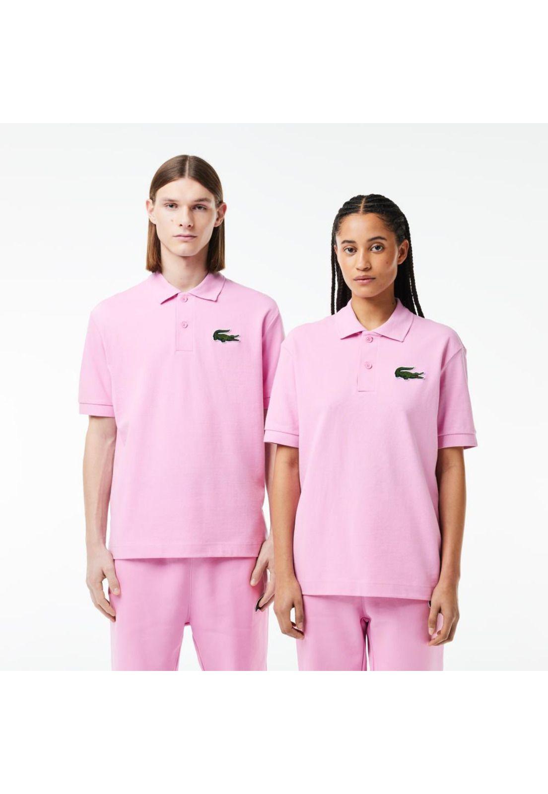 Polera Polo Manga Corta Hombre Lacoste PH3922 Rosa-0
