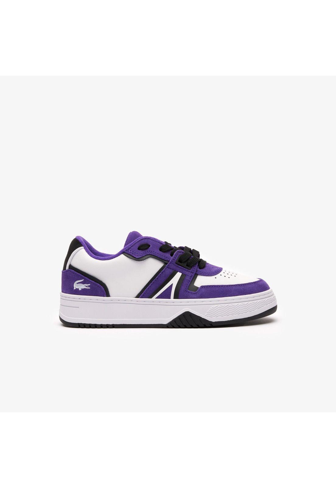 Zapatilla Lacoste L001 En Cuero Mujer Blanco-0