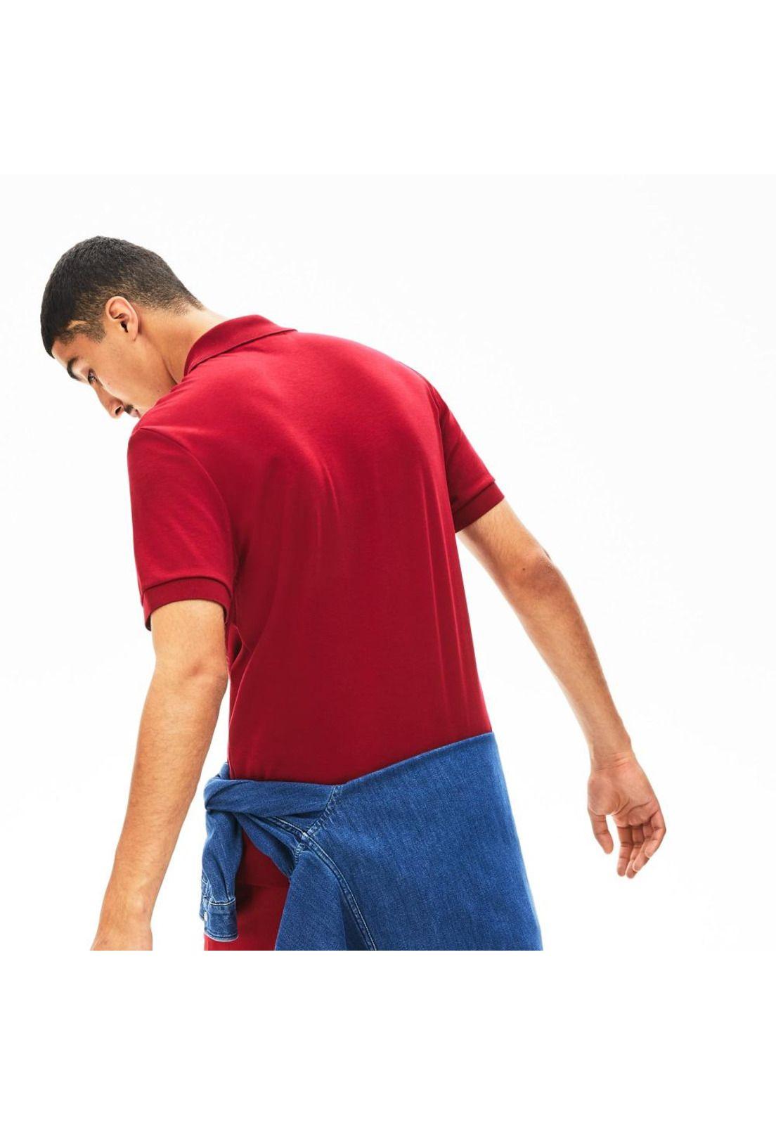 Polera Polo Lacoste DH2050 Hombre Rojo-2