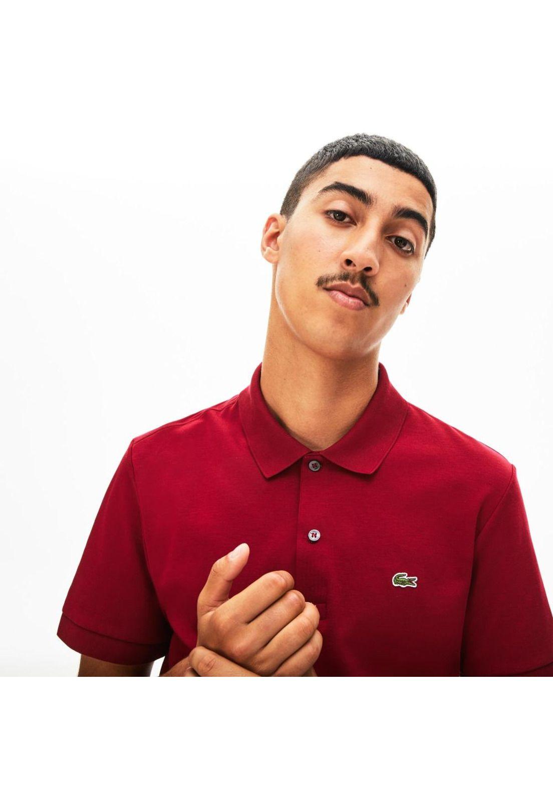 Polera Polo Lacoste DH2050 Hombre Rojo-3