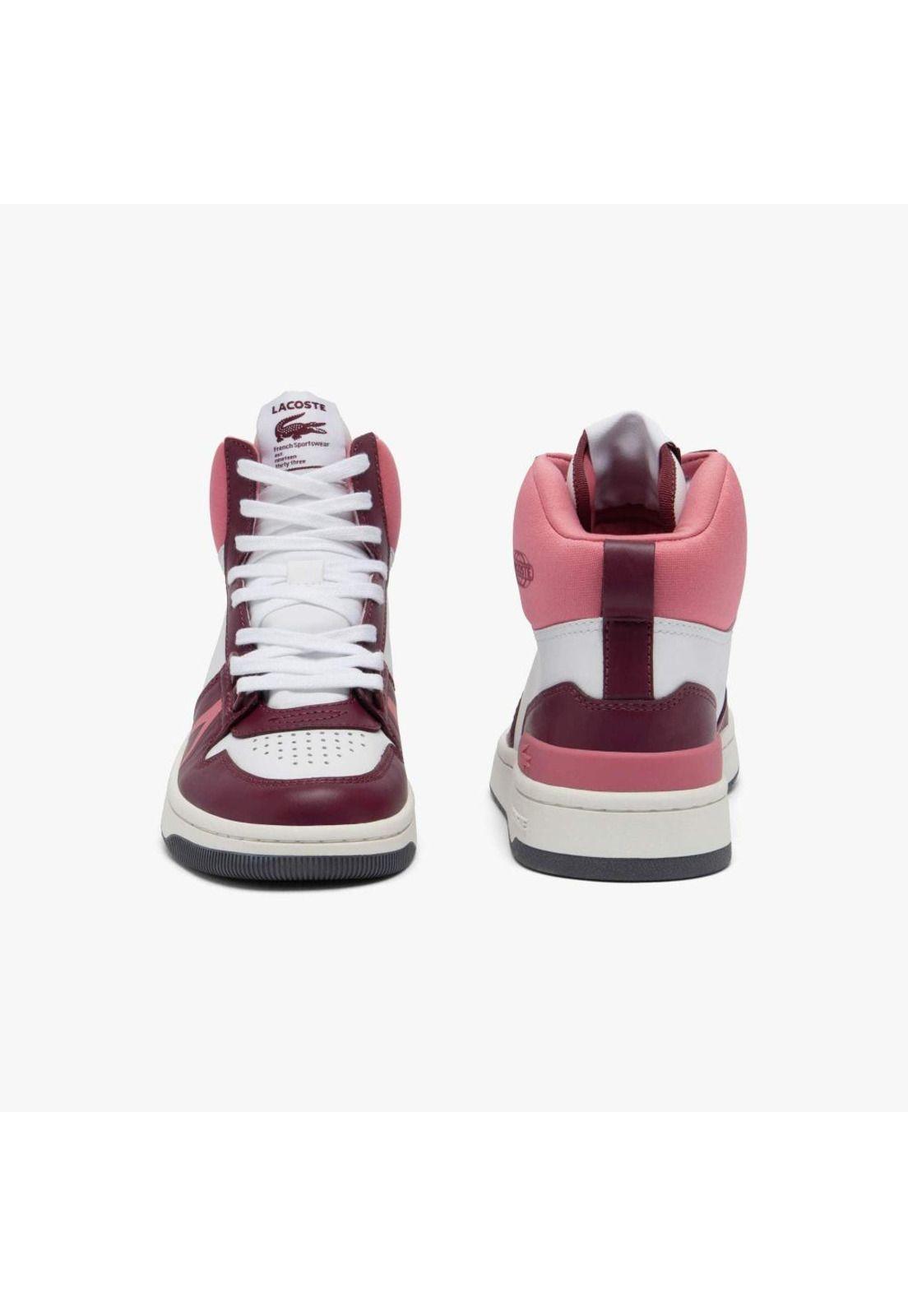 Zapatilla Urbana Lacoste L001 mid   Mujer Rosa-4