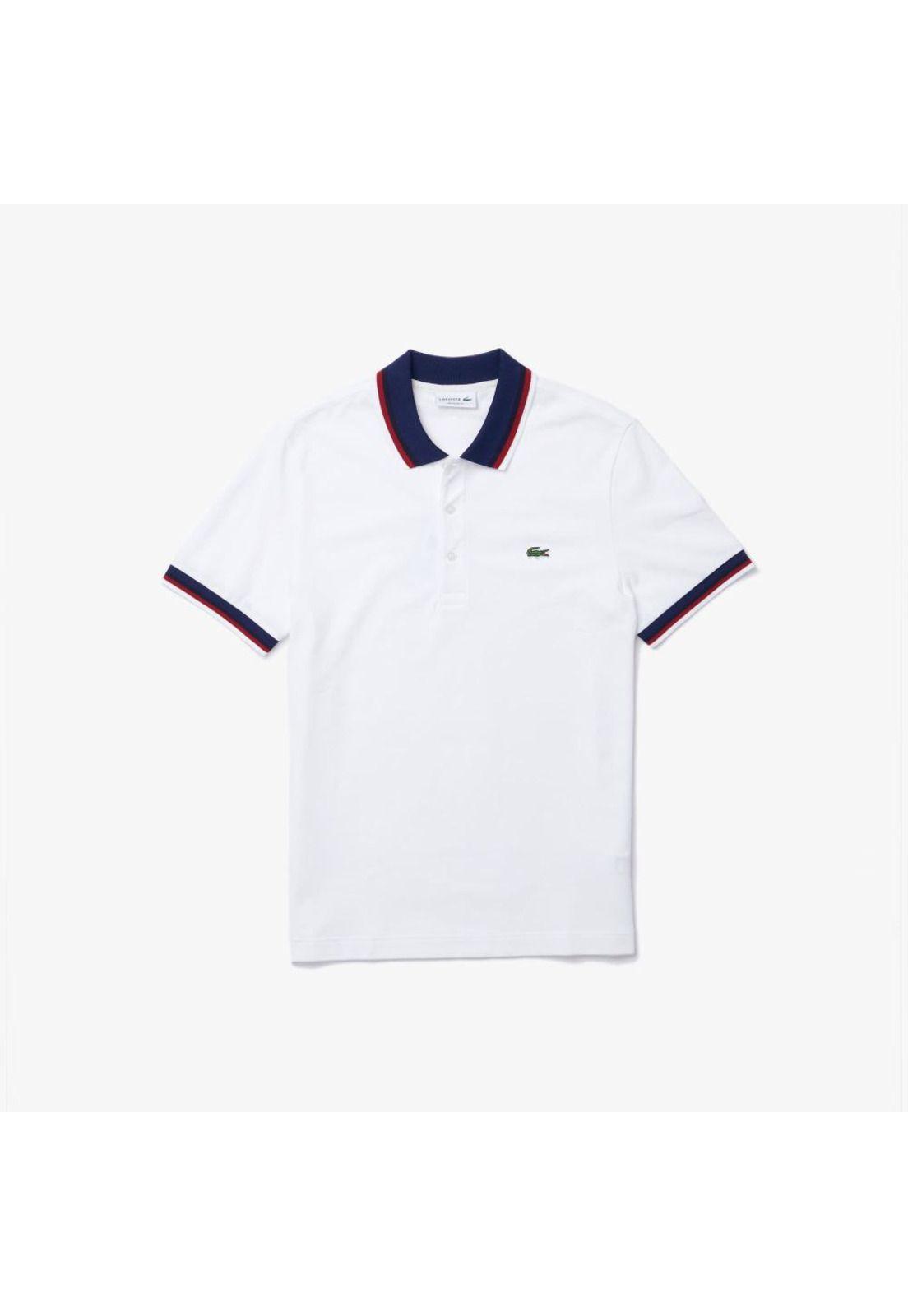 Polera Polo Lacoste PH3461 Hombre Blanco-2