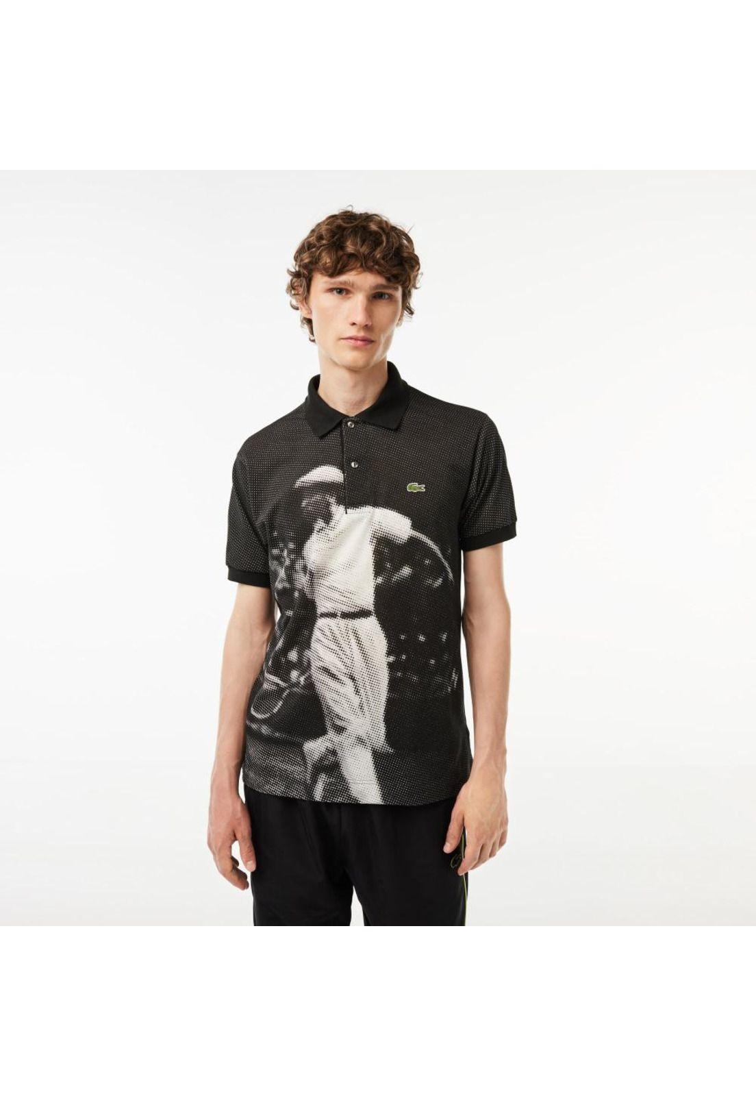 Polera Polo Lacoste PH344 Hombre Negro-0