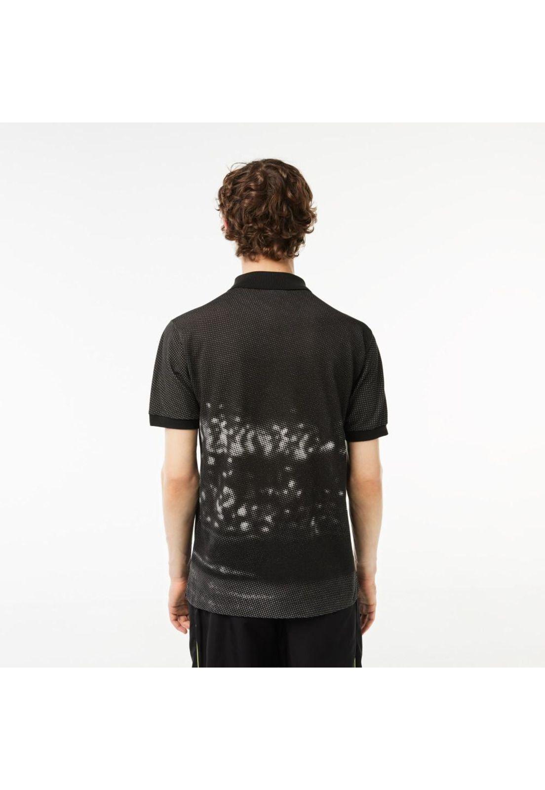 Polera Polo Lacoste PH344 Hombre Negro-2